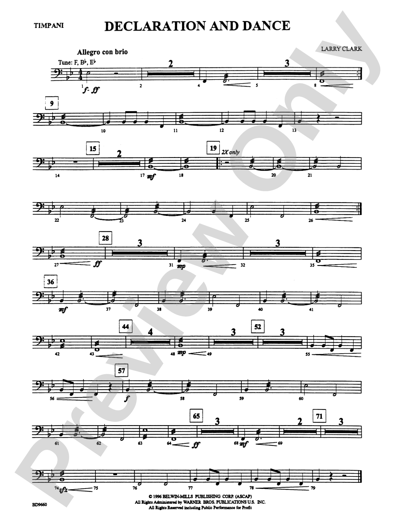 Declaration and Dance: Timpani