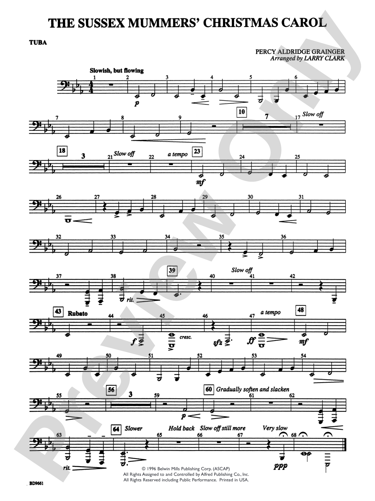 The Sussex Mummers' Christmas Carol: Tuba