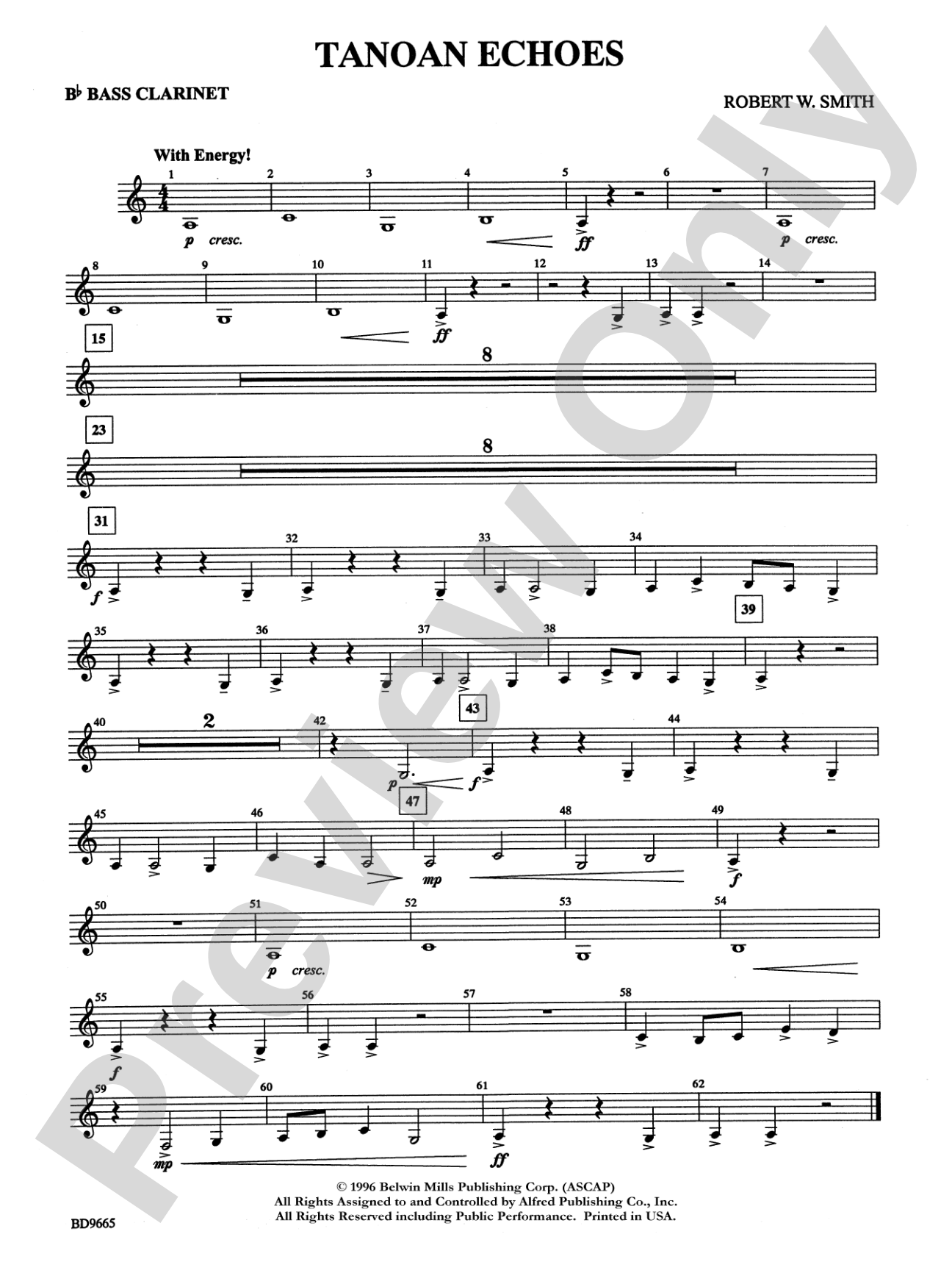 Tanoan Echoes: B-flat Bass Clarinet