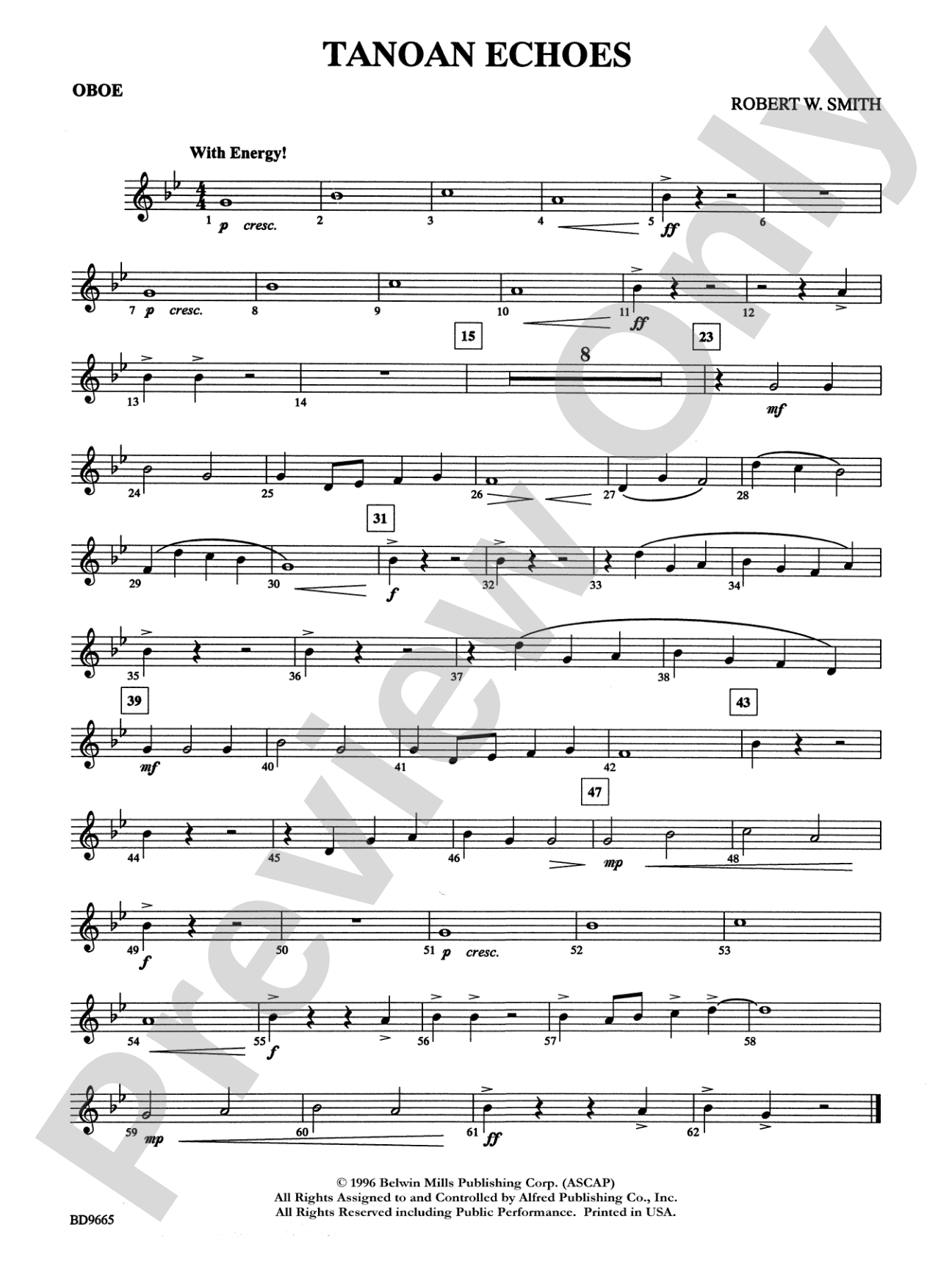 Tanoan Echoes: Oboe