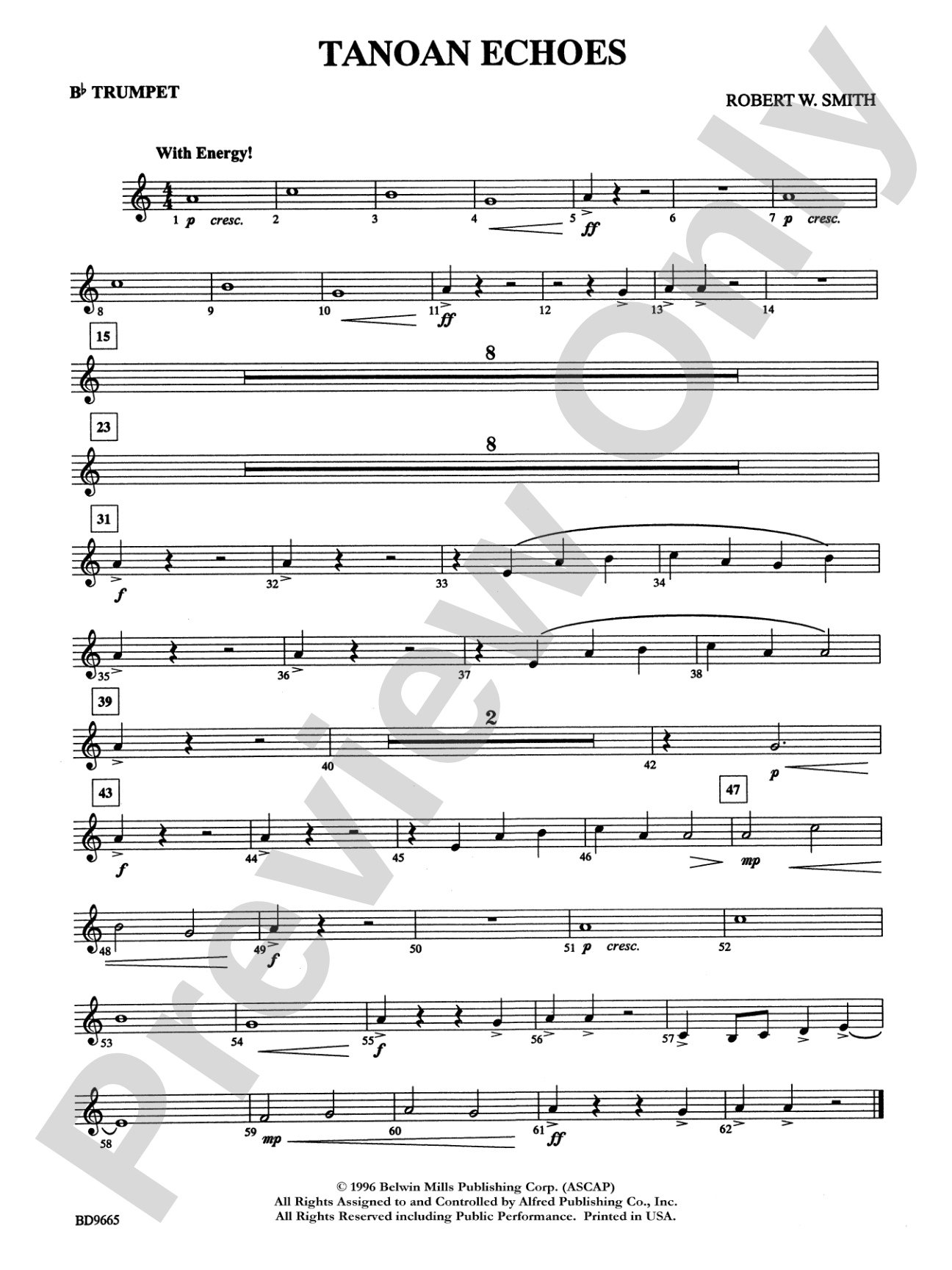 Tanoan Echoes: 1st B-flat Trumpet
