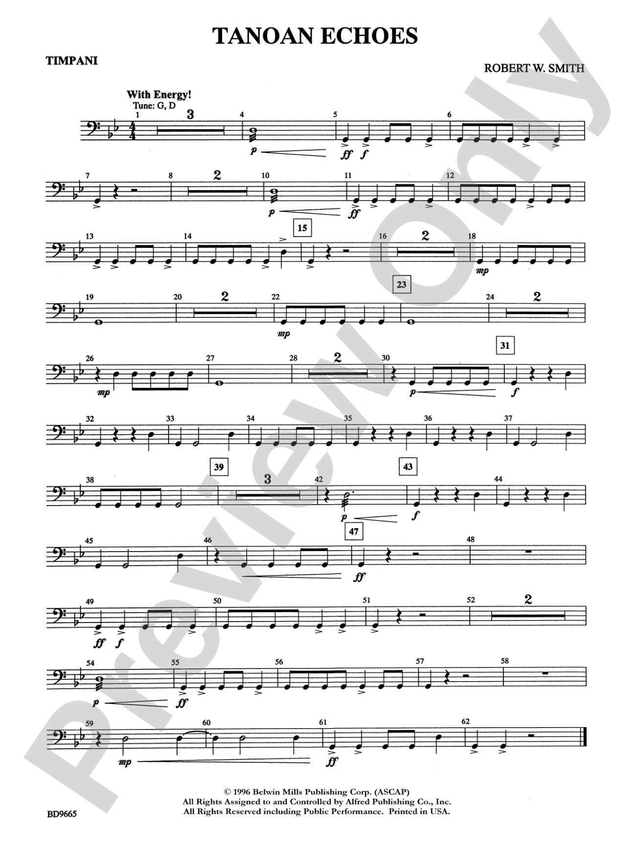 Tanoan Echoes: Timpani