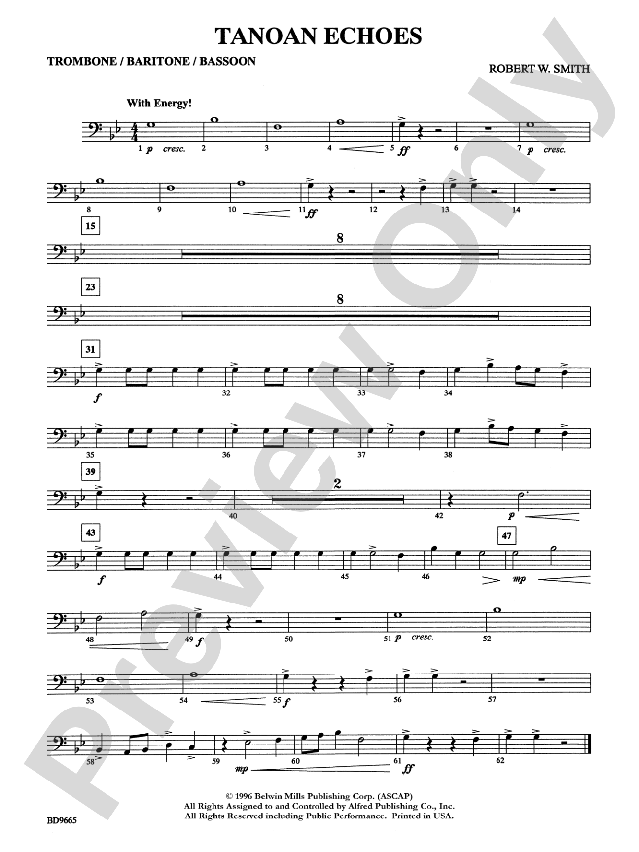 Tanoan Echoes: 1st Trombone