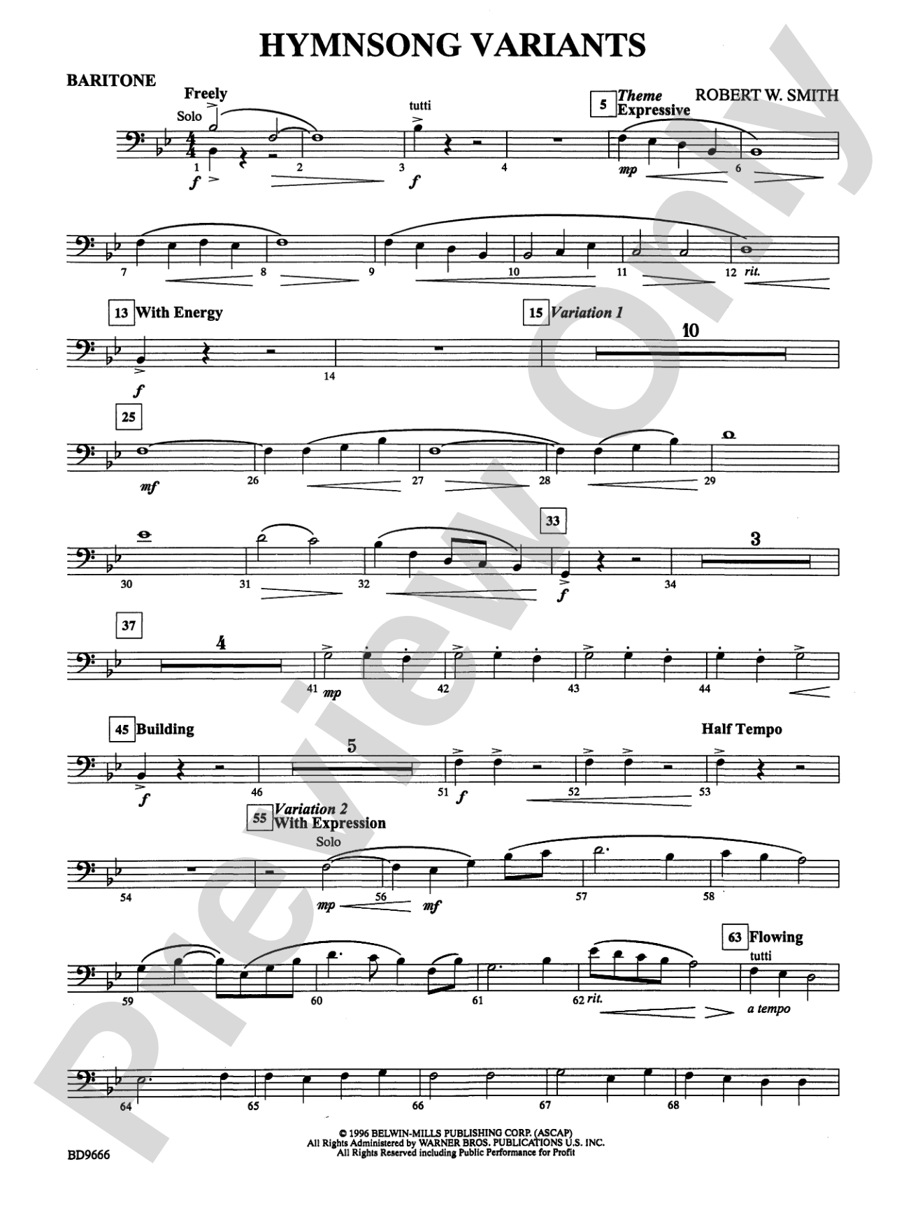 Hymnsong Variants: Baritone B.C.