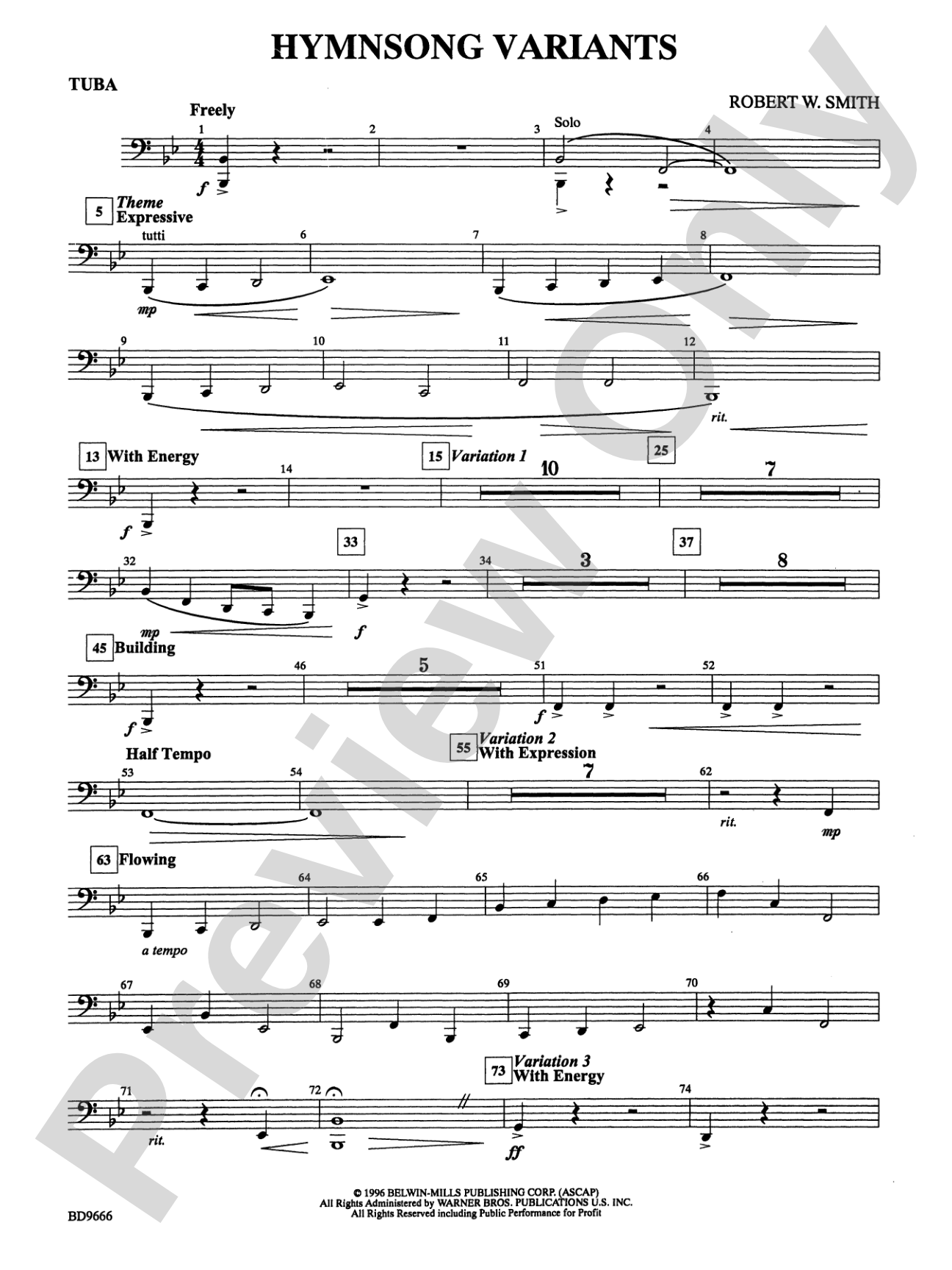 Hymnsong Variants: Tuba