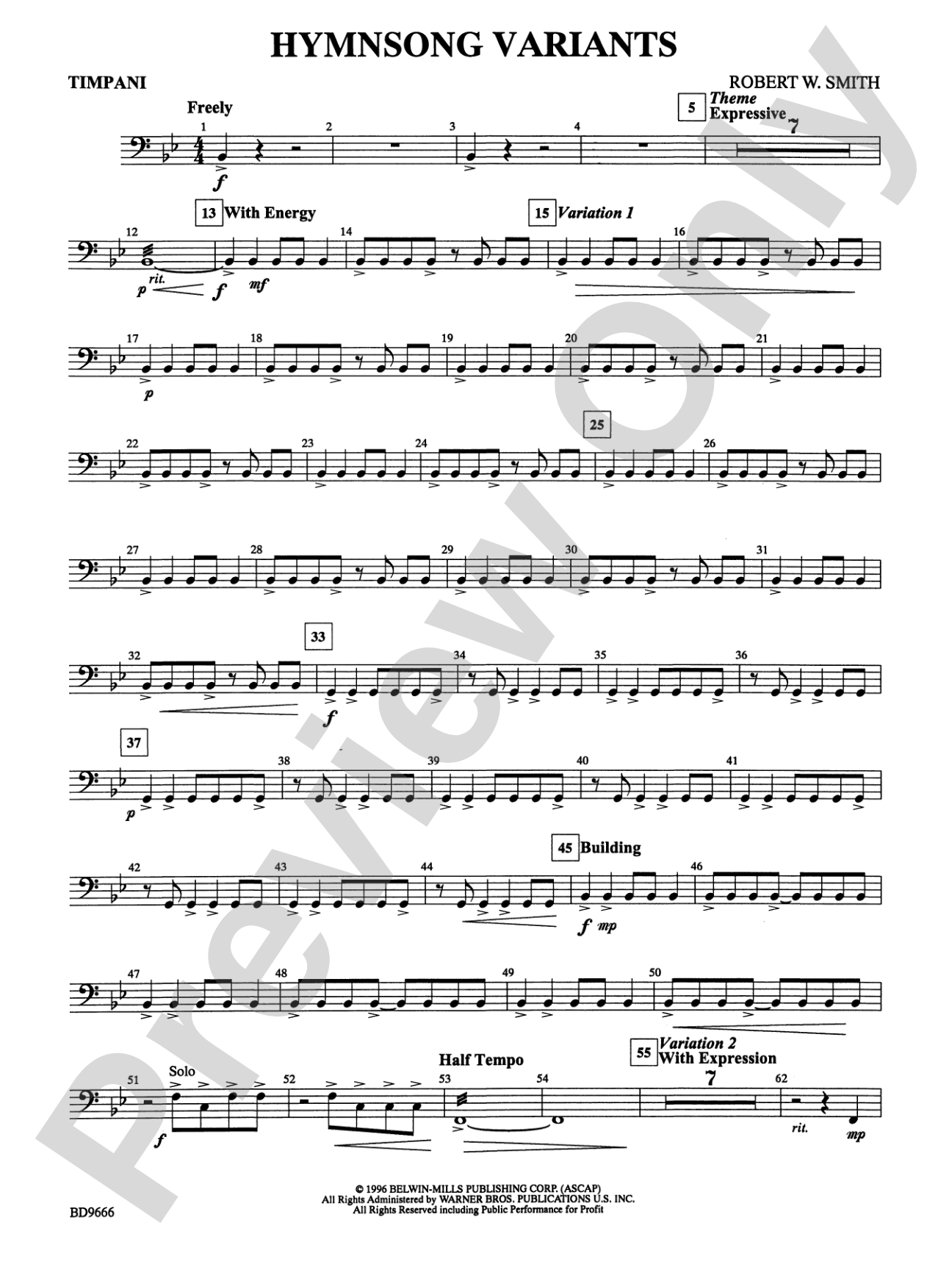 Hymnsong Variants: Timpani