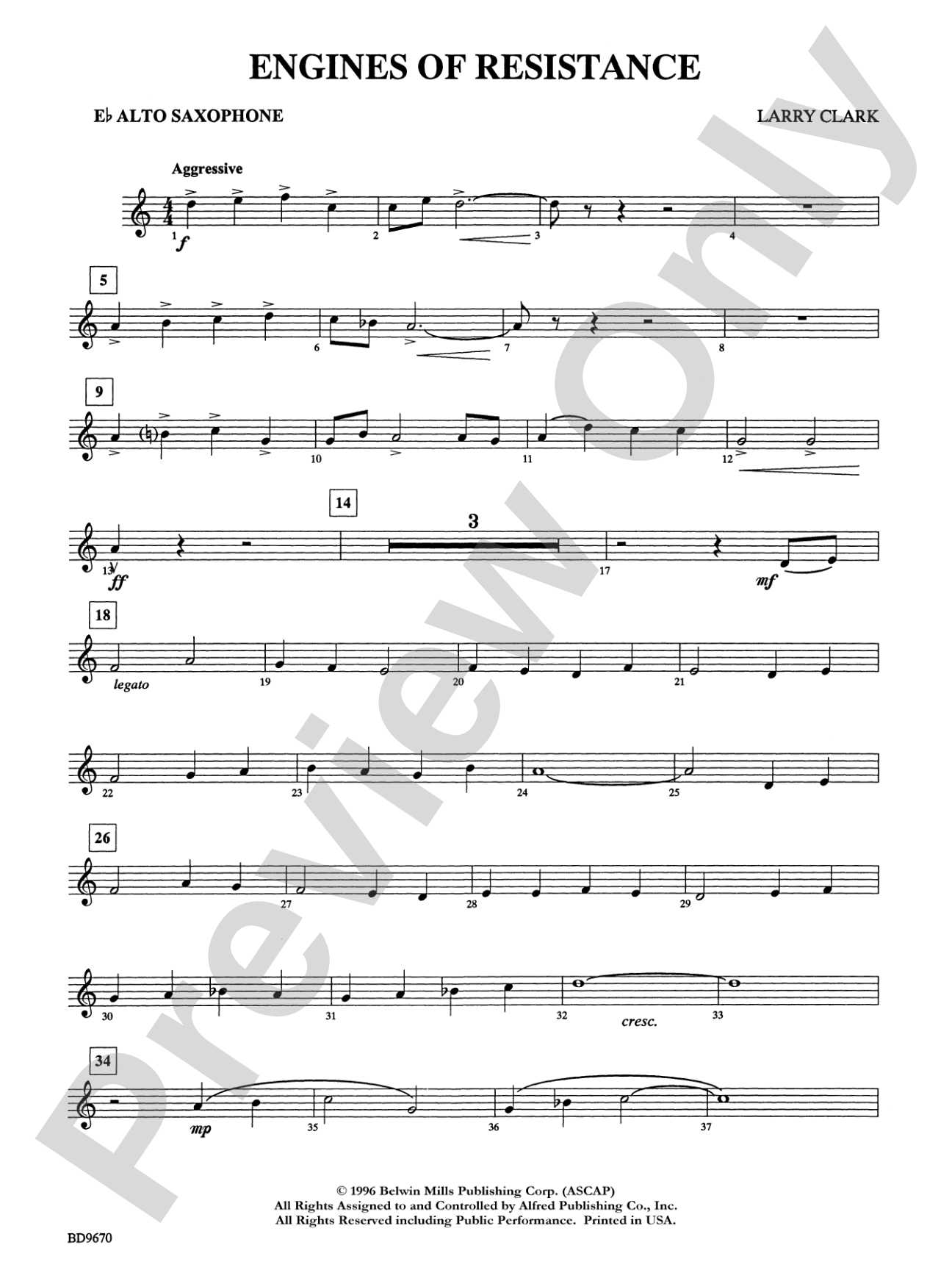 Engines of Resistance: E-flat Alto Saxophone
