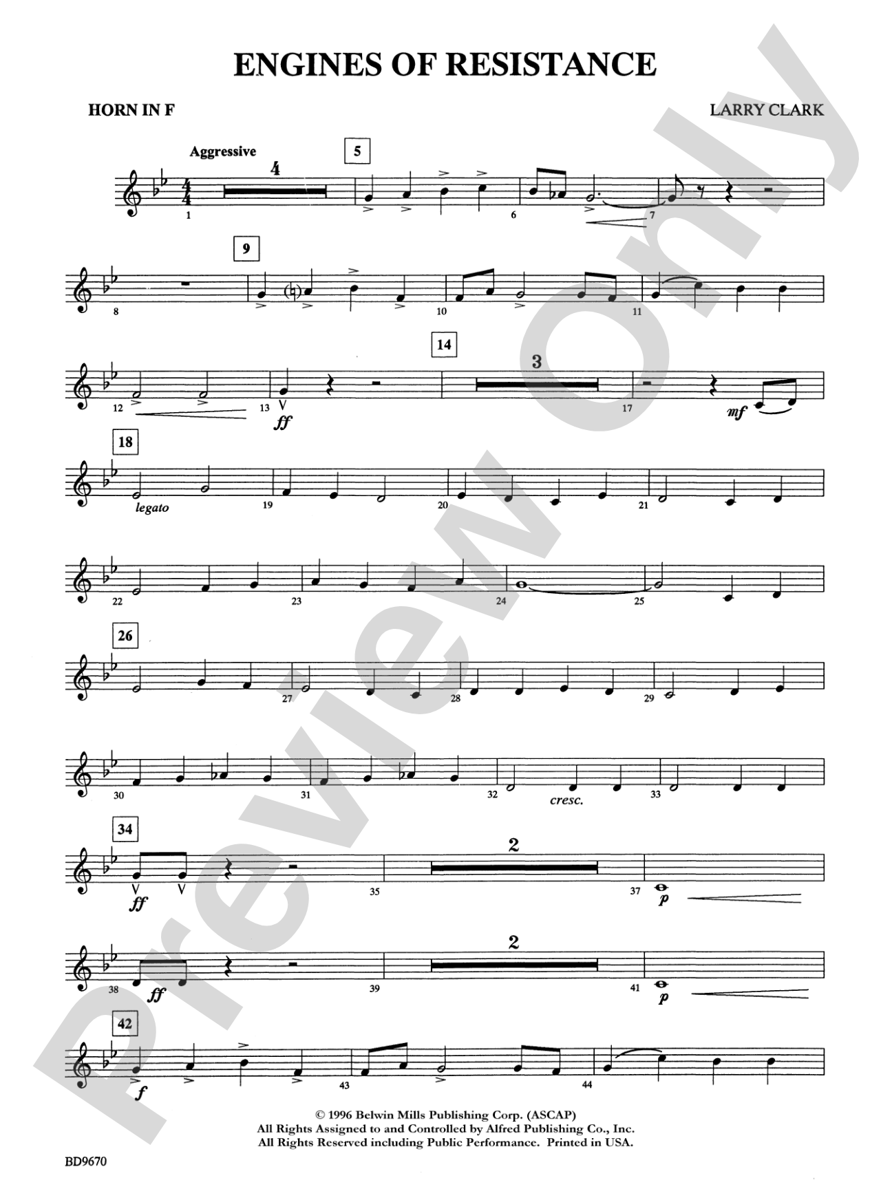 Engines of Resistance: 1st F Horn