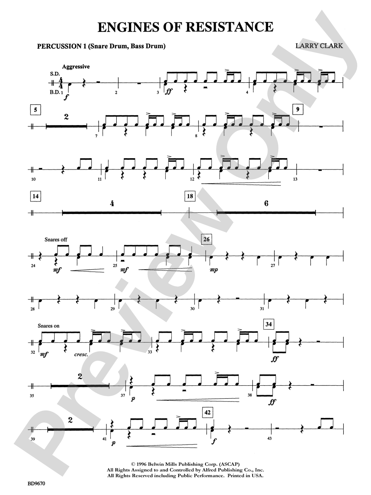 Engines of Resistance: 1st Percussion