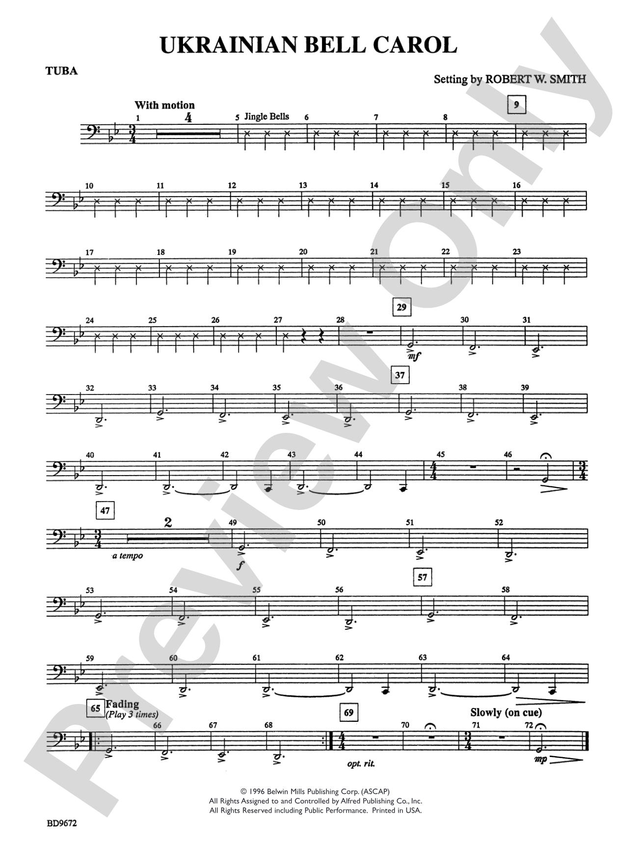 Ukrainian Bell Carol: Tuba