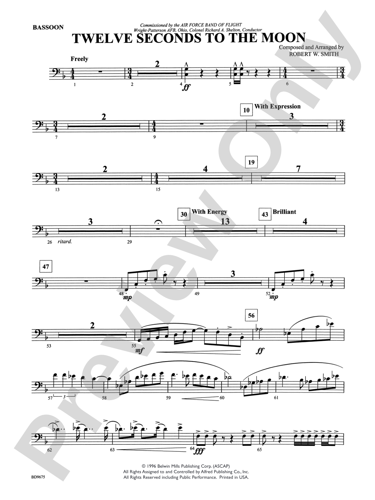 Twelve Seconds to the Moon: Bassoon