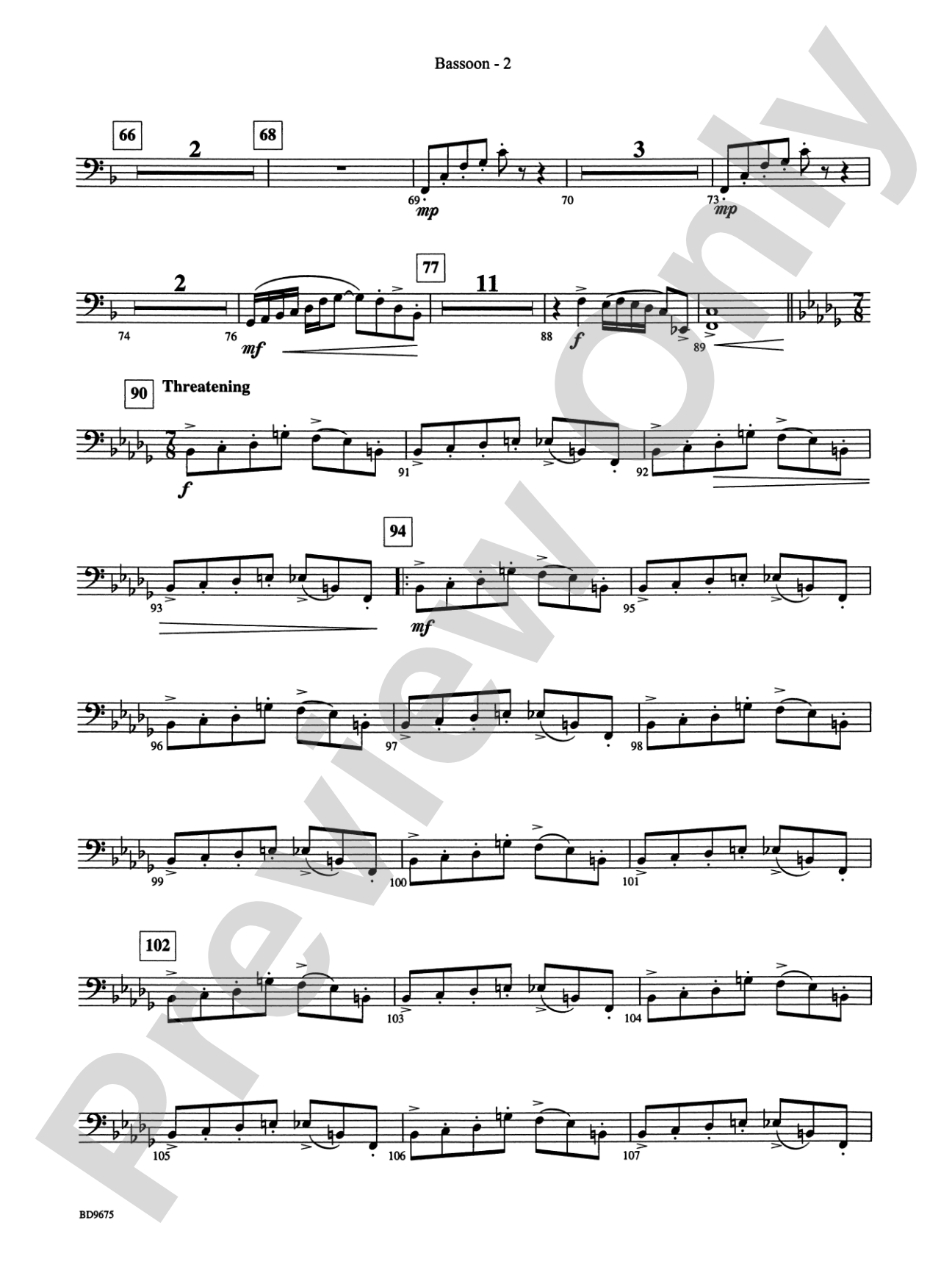 Twelve Seconds to the Moon: Bassoon