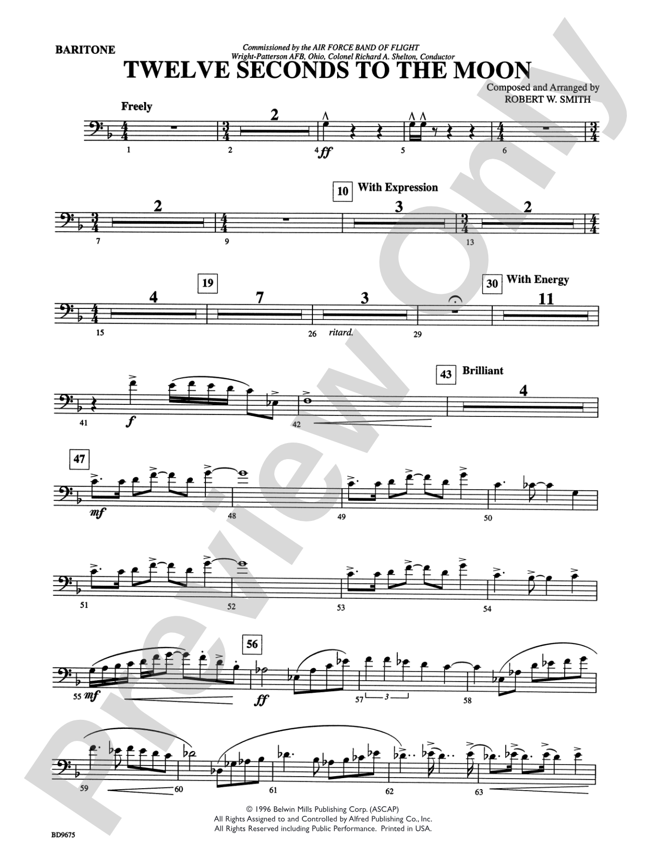 Twelve Seconds to the Moon: Baritone B.C.