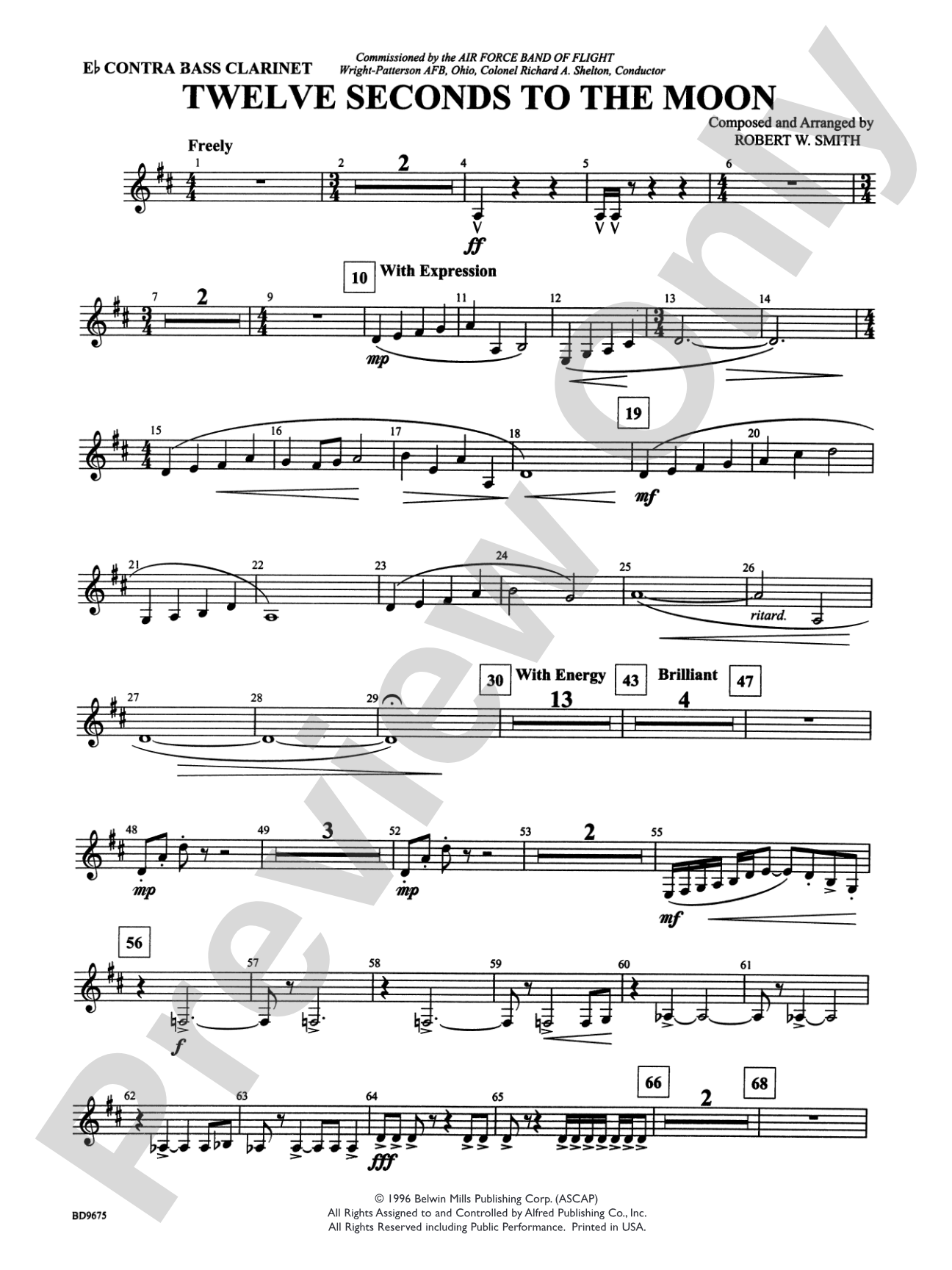 Twelve Seconds to the Moon: E-flat Contrabass Clarinet
