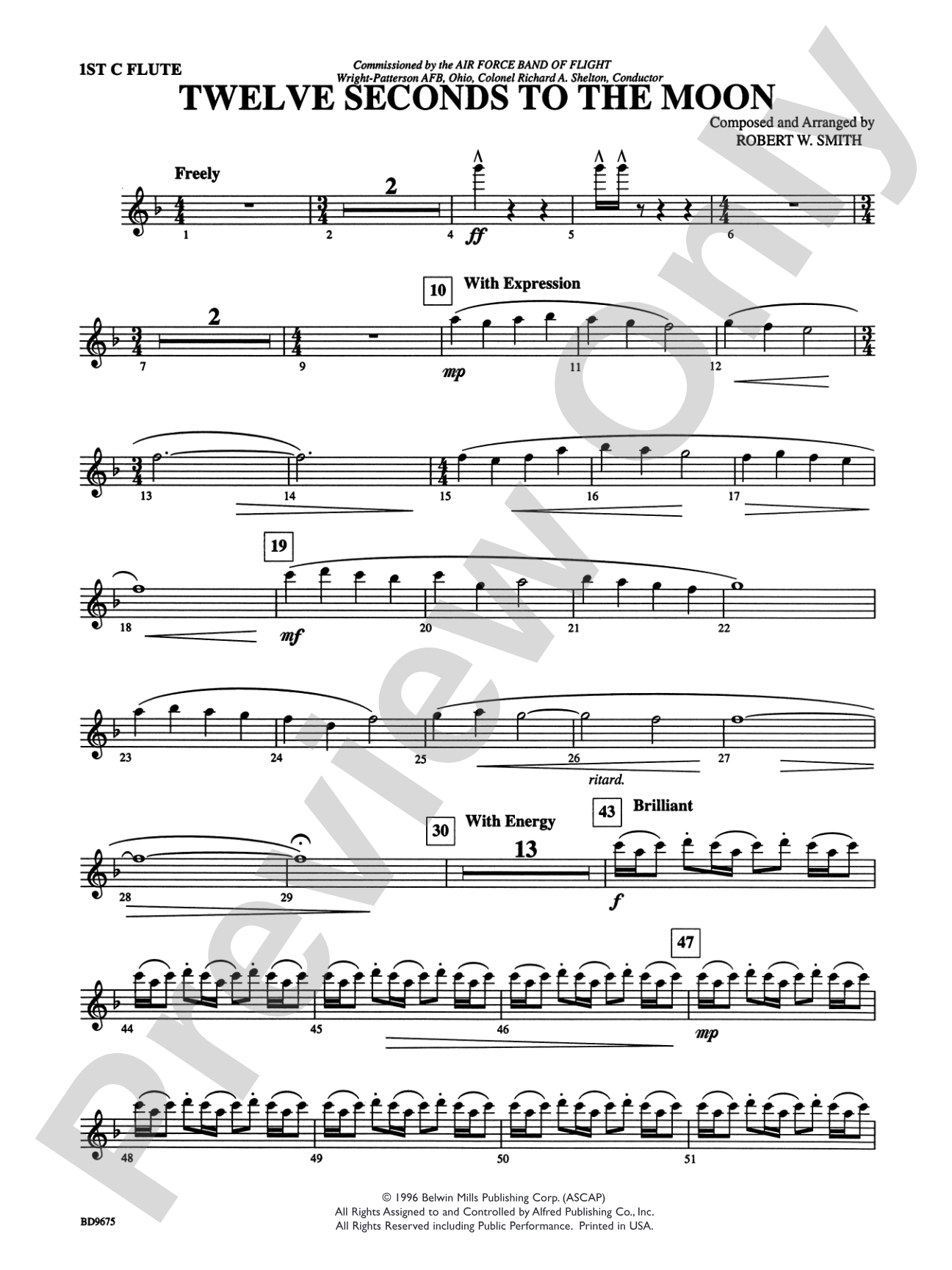 Twelve Seconds to the Moon: Flute