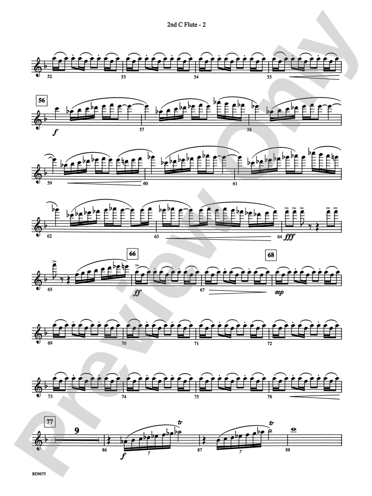 Twelve Seconds to the Moon: 2nd Flute