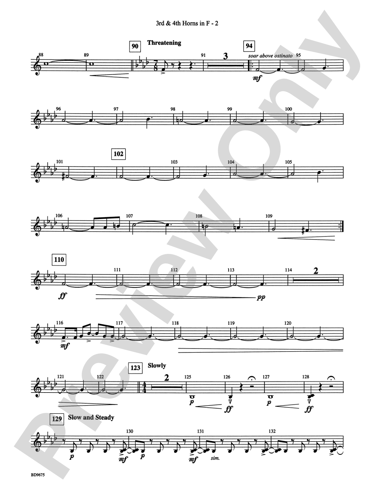 Twelve Seconds to the Moon: 3rd & 4th F Horns