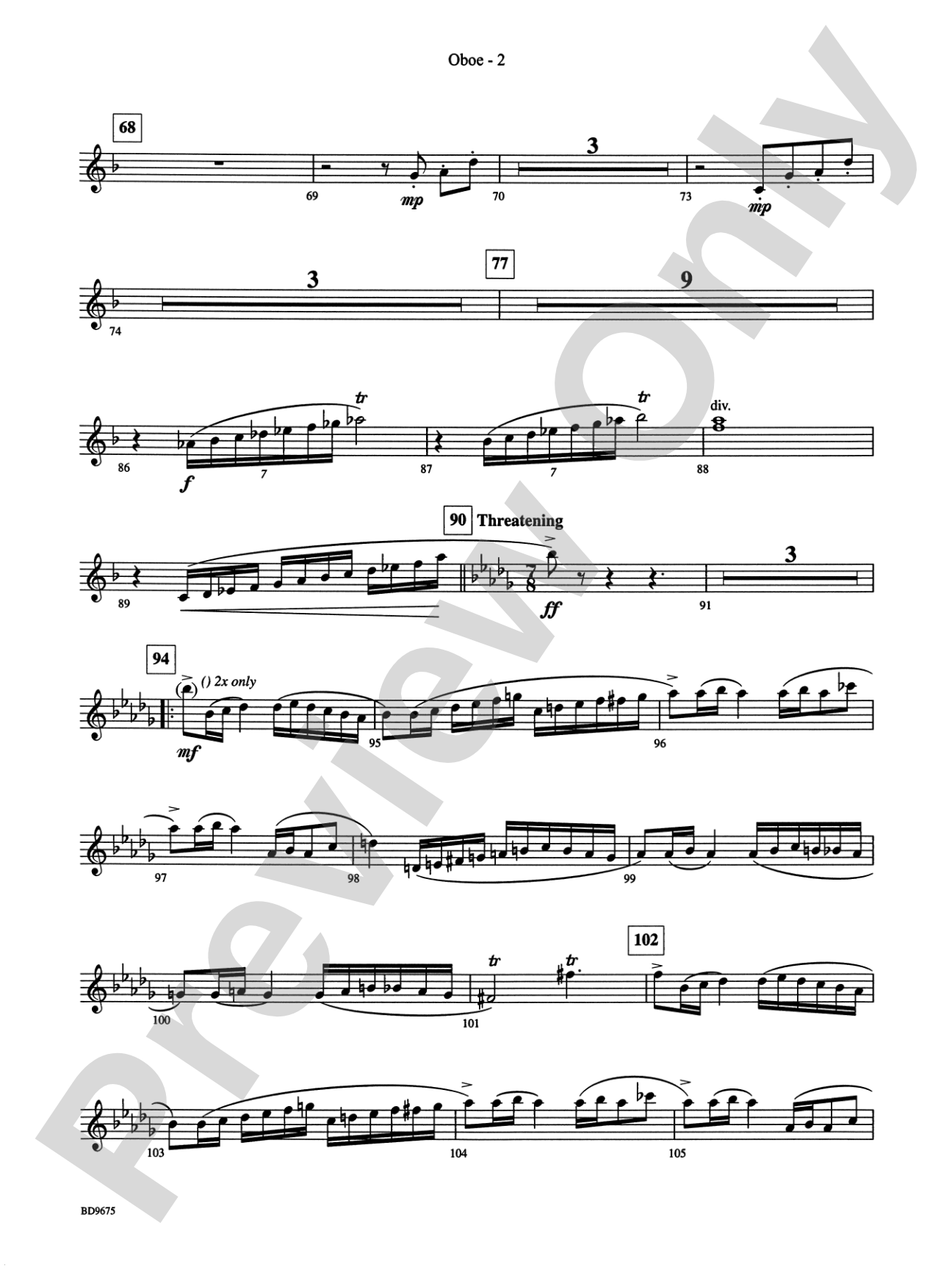 Twelve Seconds to the Moon: Oboe