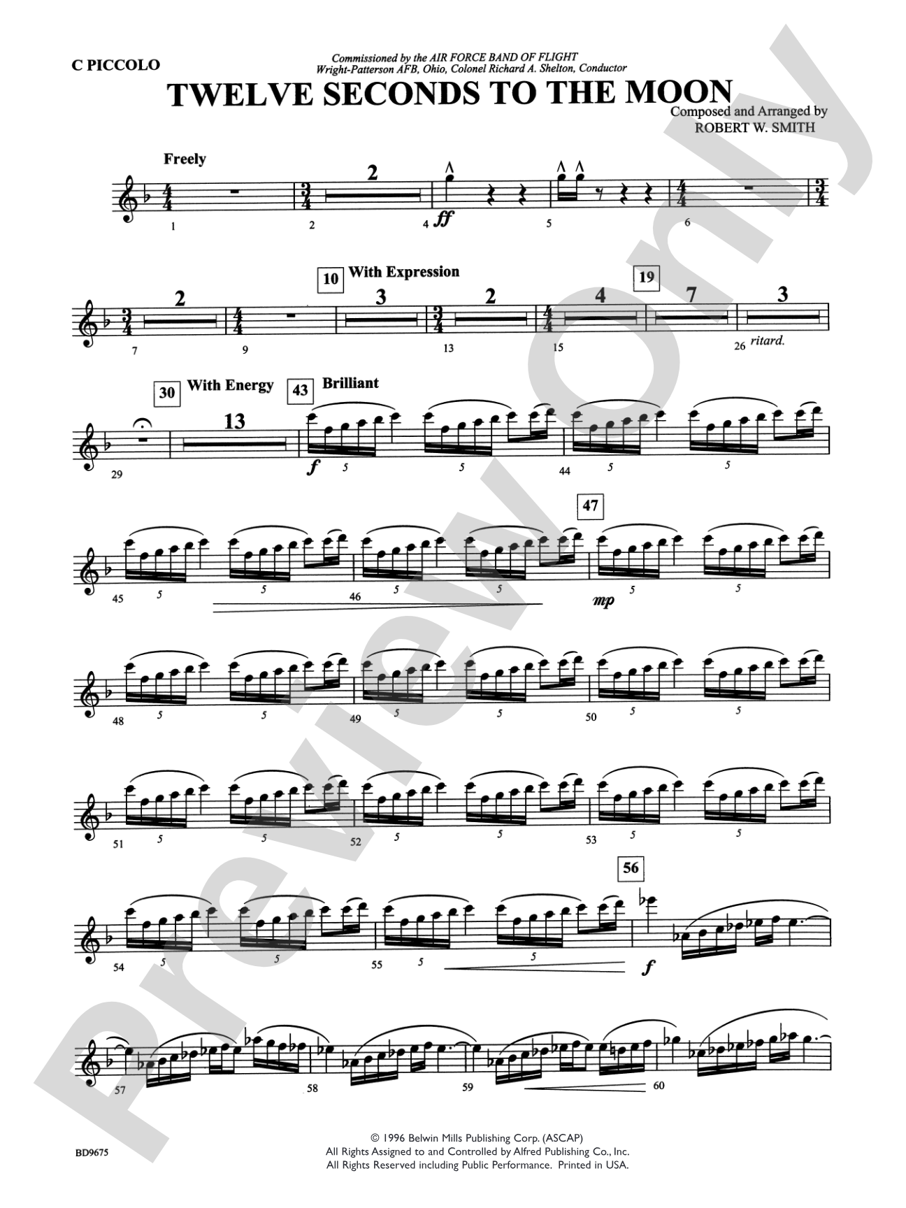 Twelve Seconds to the Moon: Piccolo