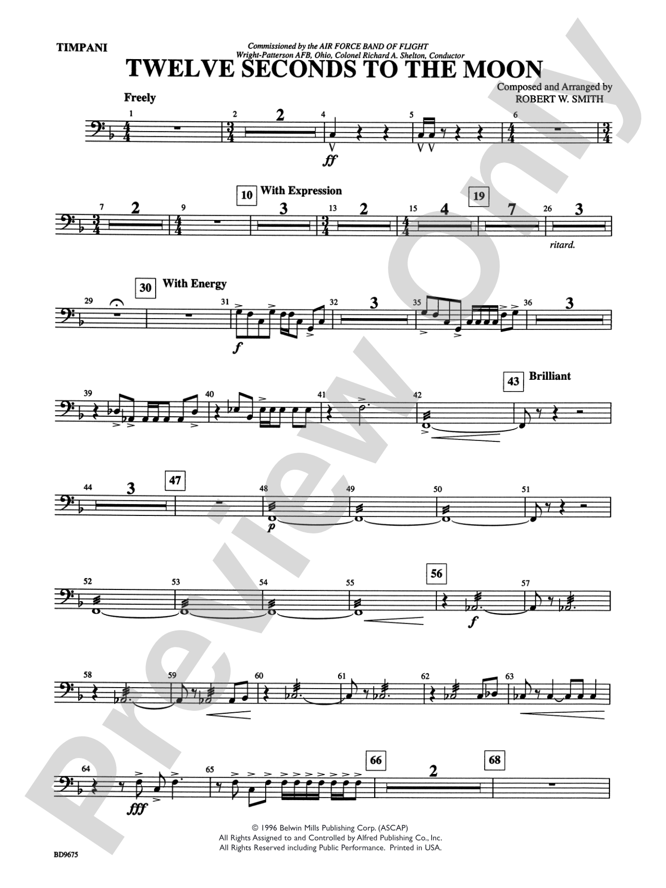 Twelve Seconds to the Moon: Timpani