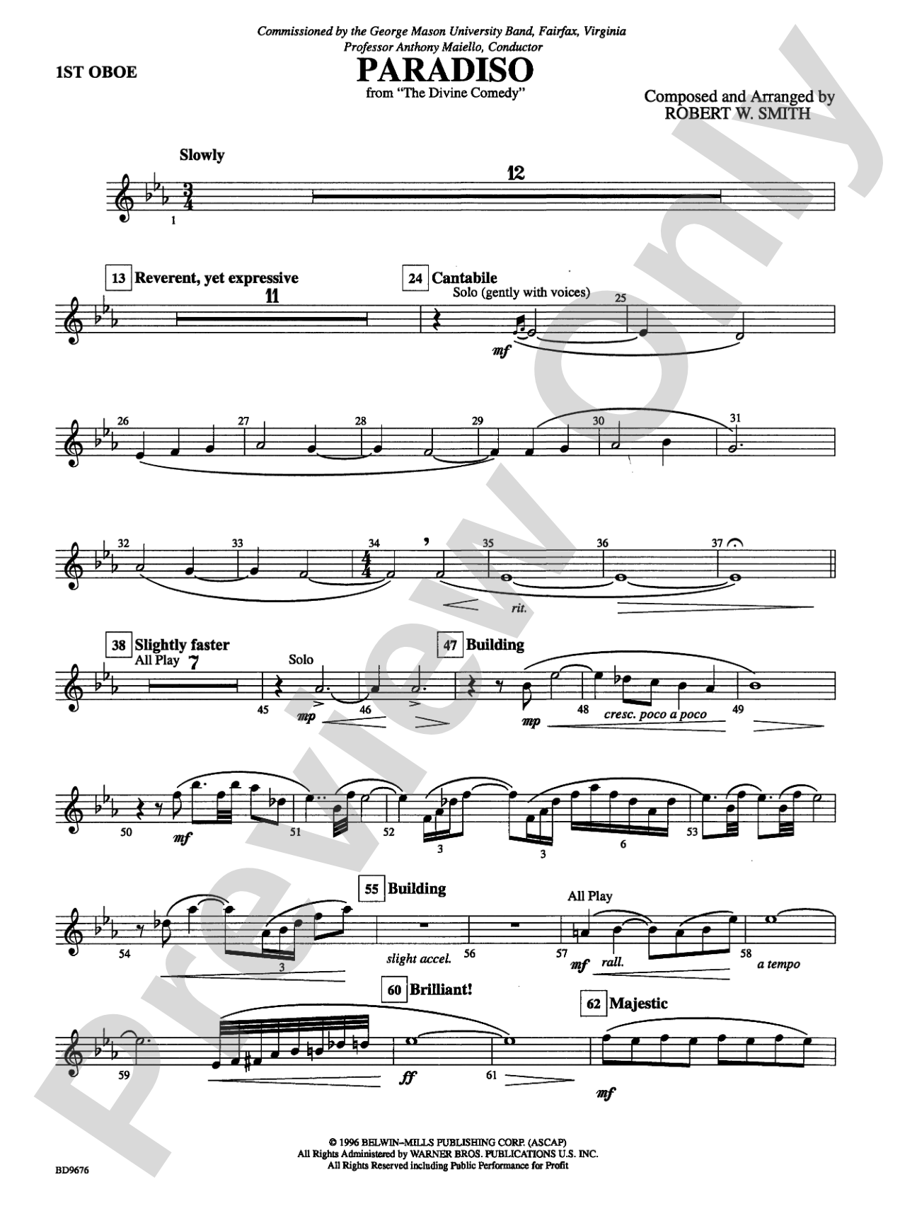 Paradiso: Oboe