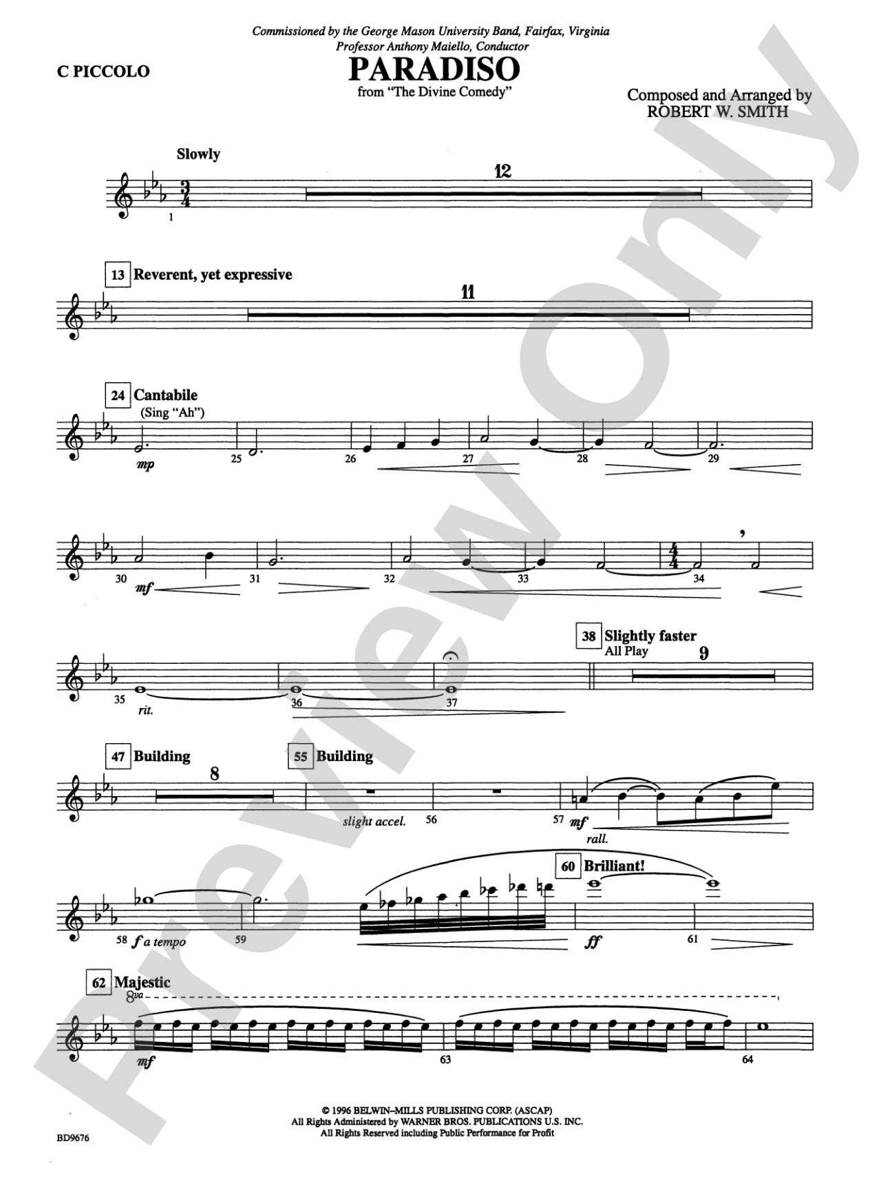 Paradiso: Piccolo