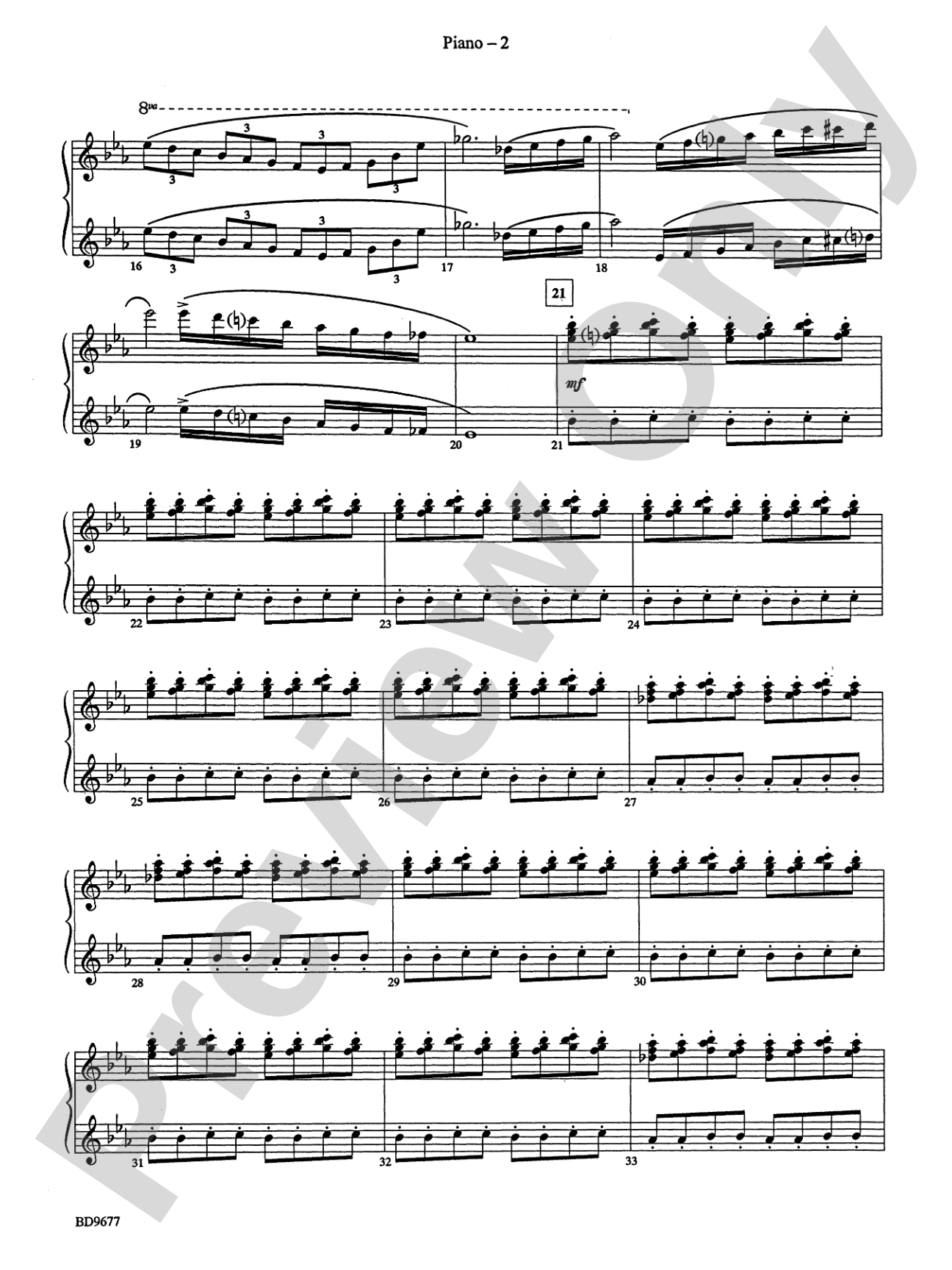To Dance in the Secret Garden: Piano Accompaniment