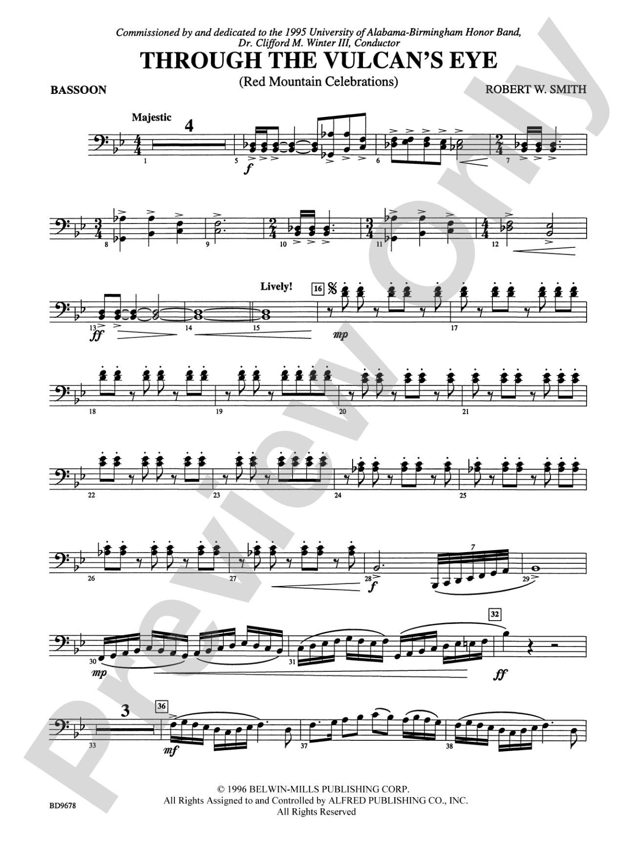 Through the Vulcan's Eye: Bassoon