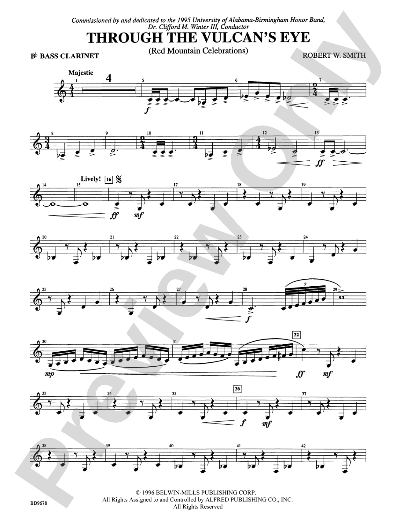 Through the Vulcan's Eye: B-flat Bass Clarinet