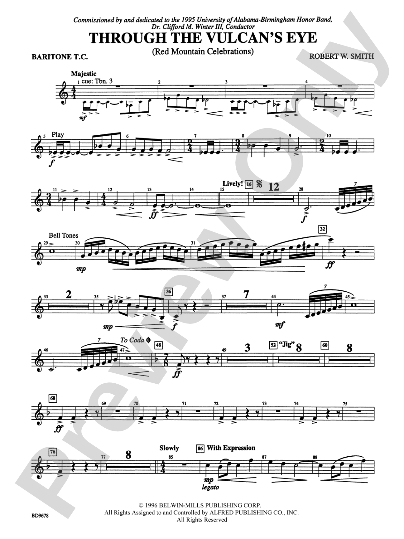 Through the Vulcan's Eye: Baritone T.C.