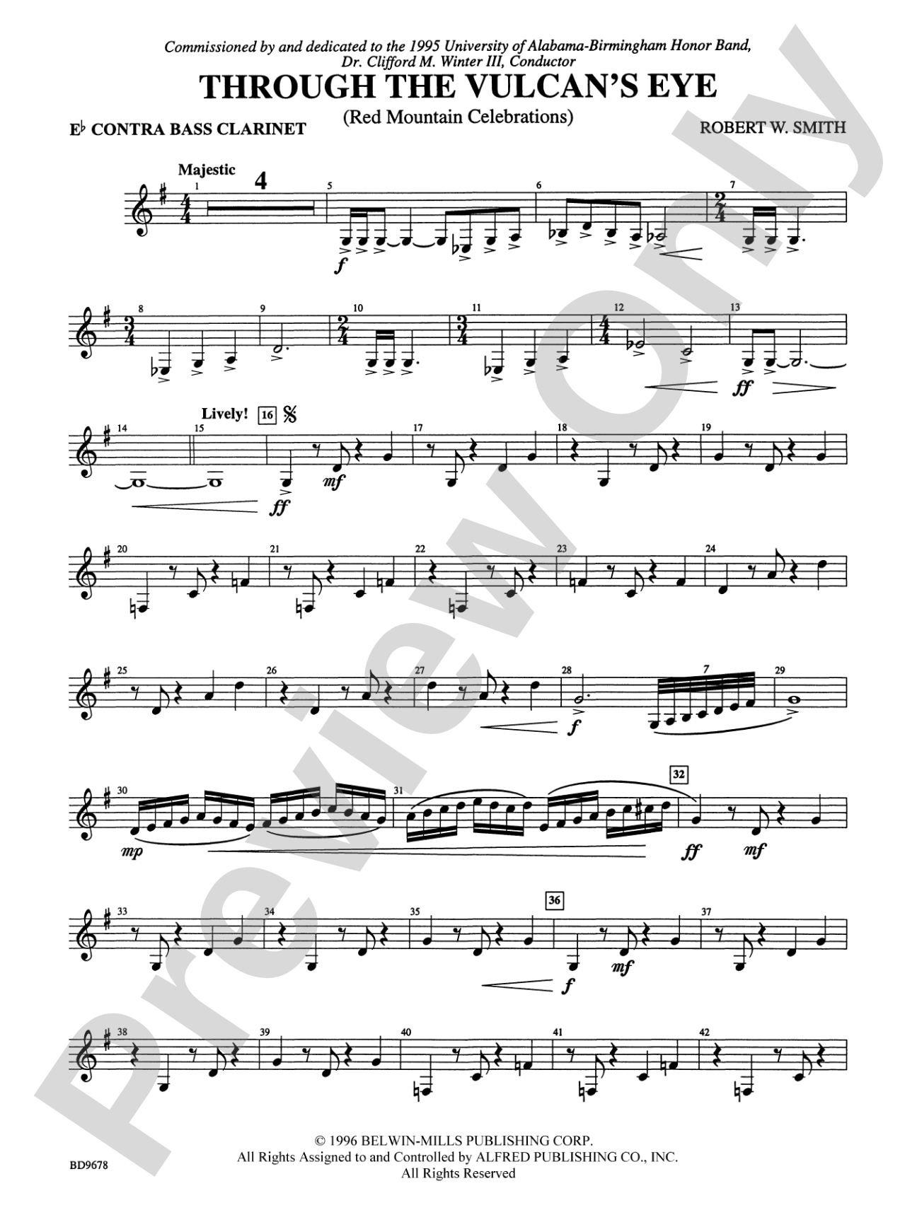 Through the Vulcan's Eye: E-flat Contrabass Clarinet