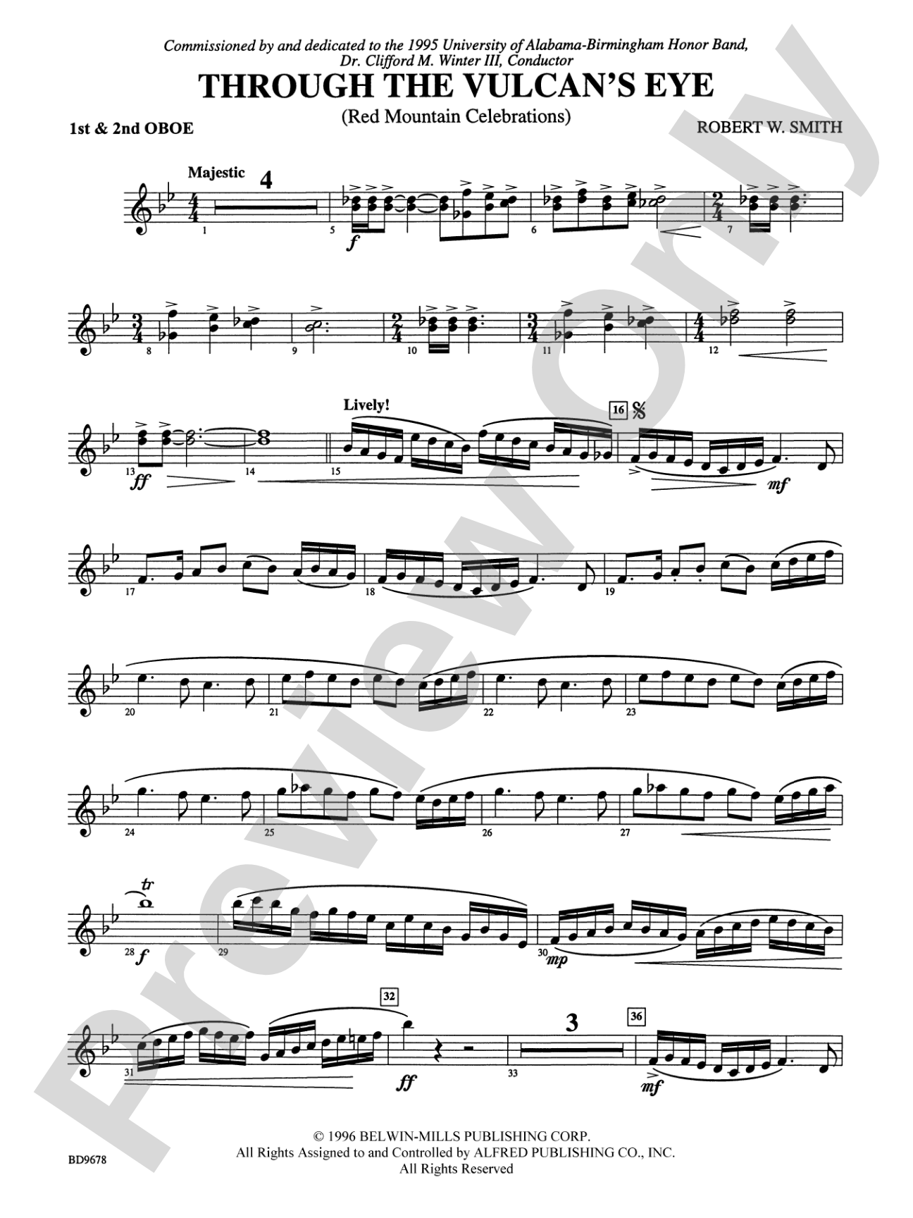 Through the Vulcan's Eye: 1st & 2nd Oboe