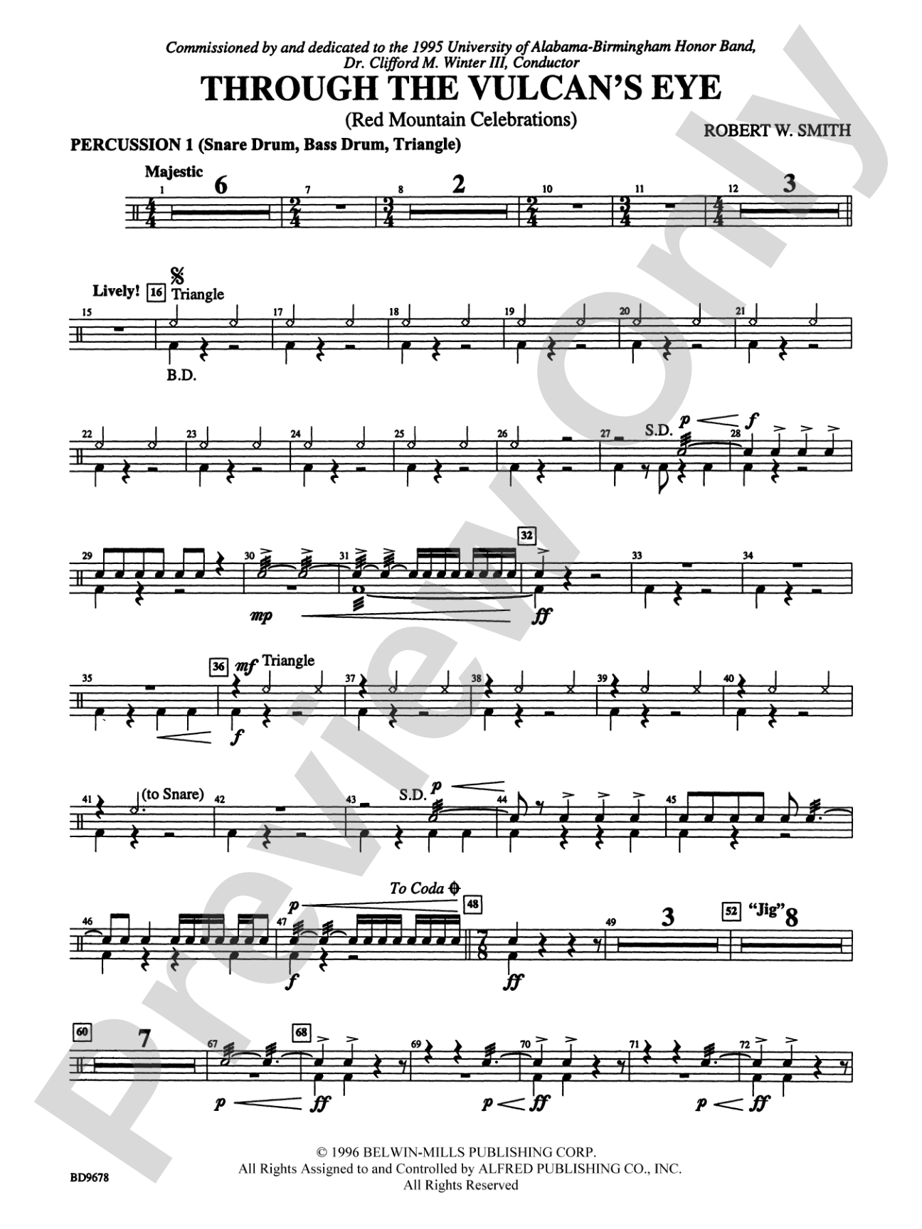 Through the Vulcan's Eye: 1st Percussion