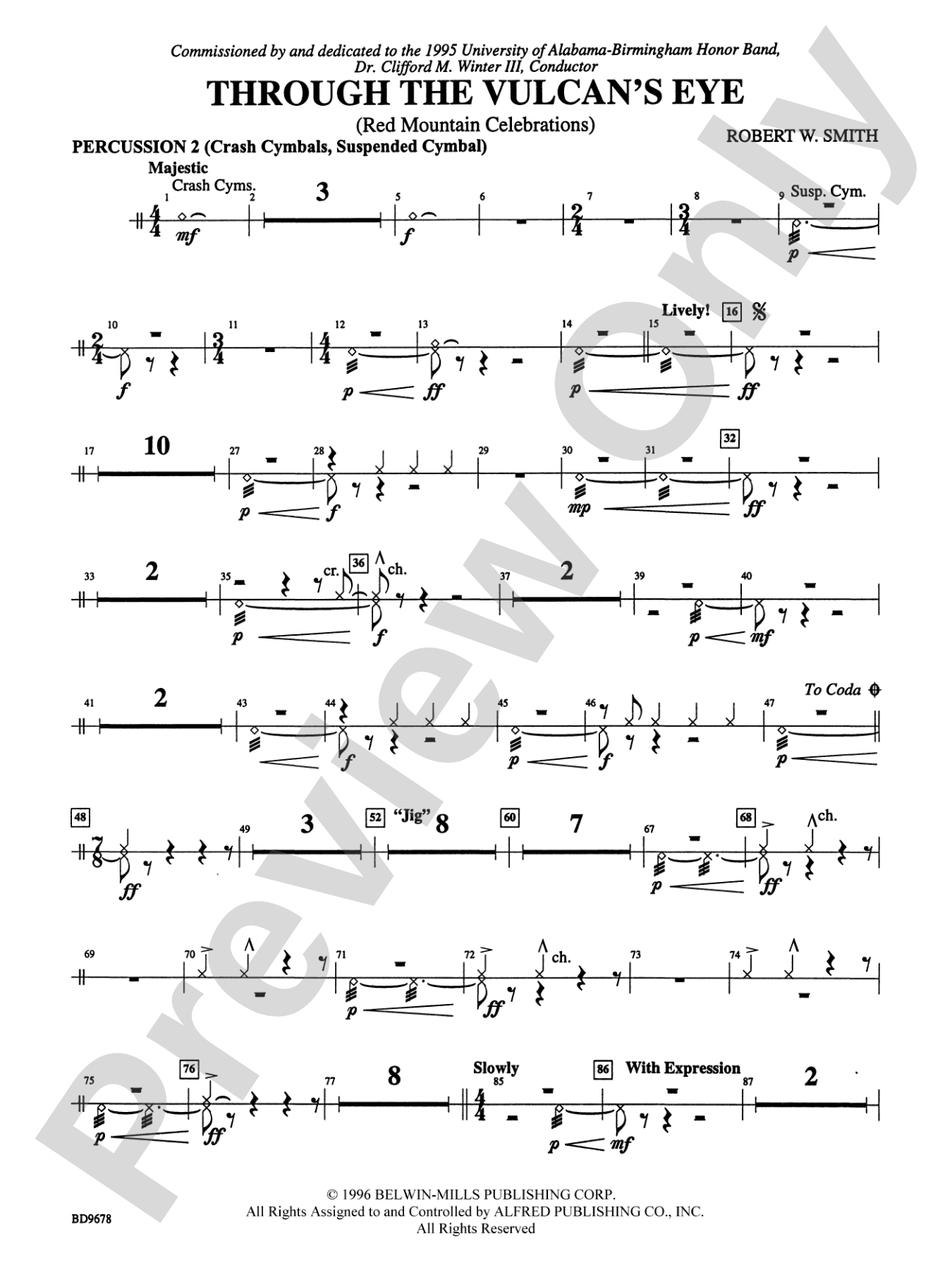 Through the Vulcan's Eye: 2nd Percussion