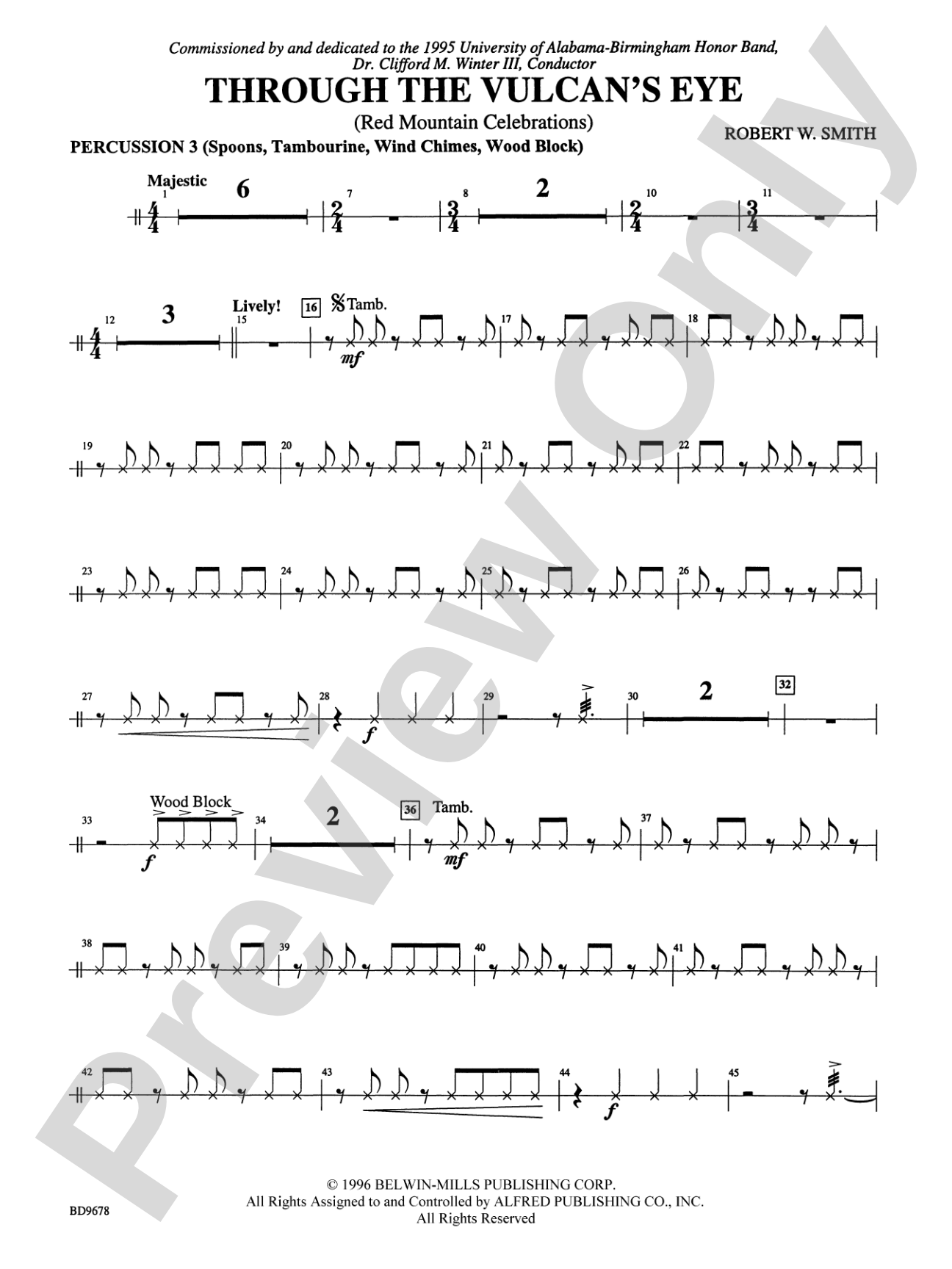 Through the Vulcan's Eye: 3rd Percussion