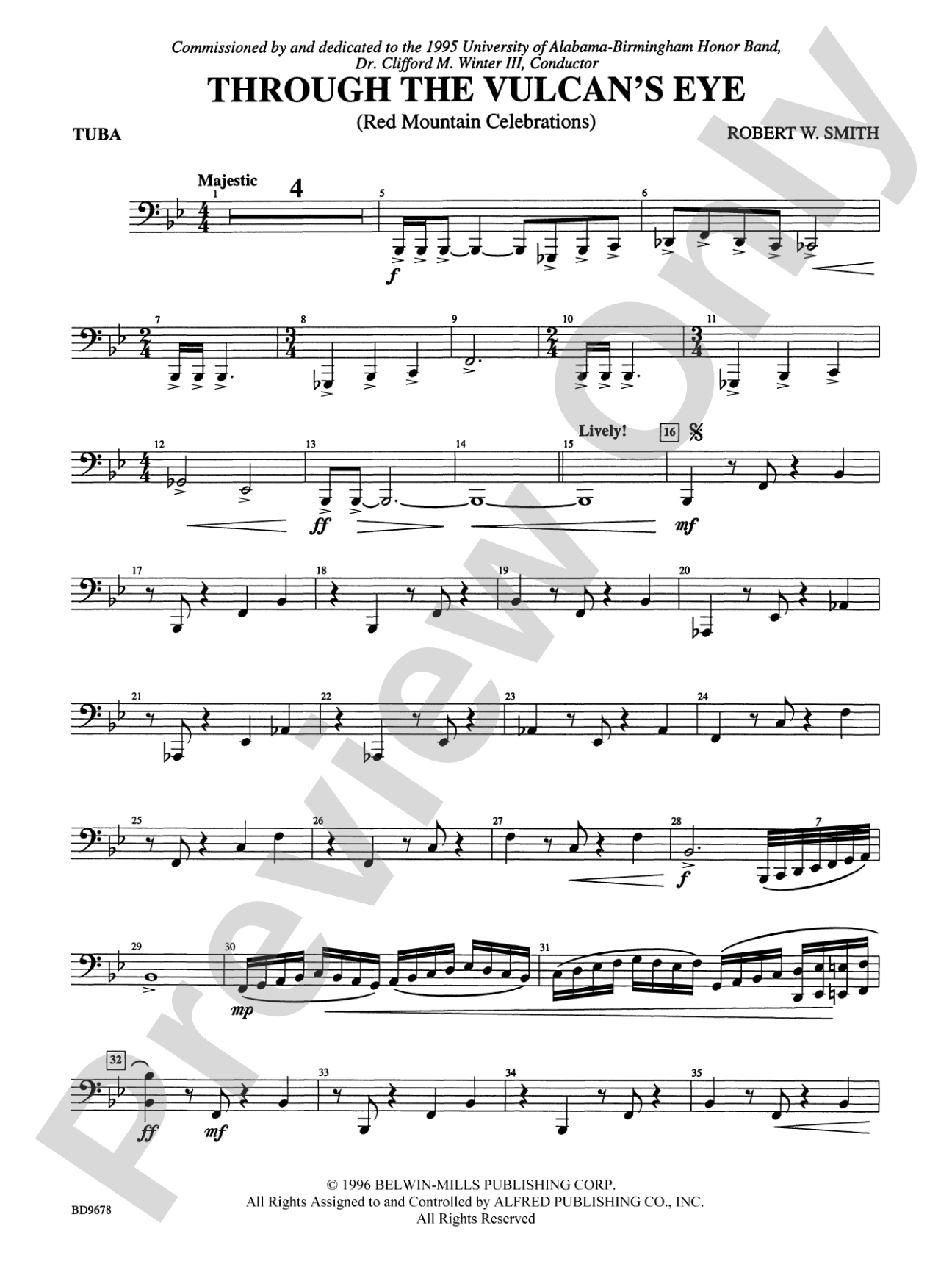 Through the Vulcan's Eye: Tuba