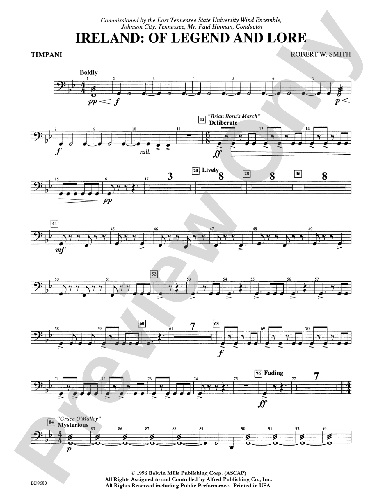 Ireland: Of Legend and Lore: Timpani