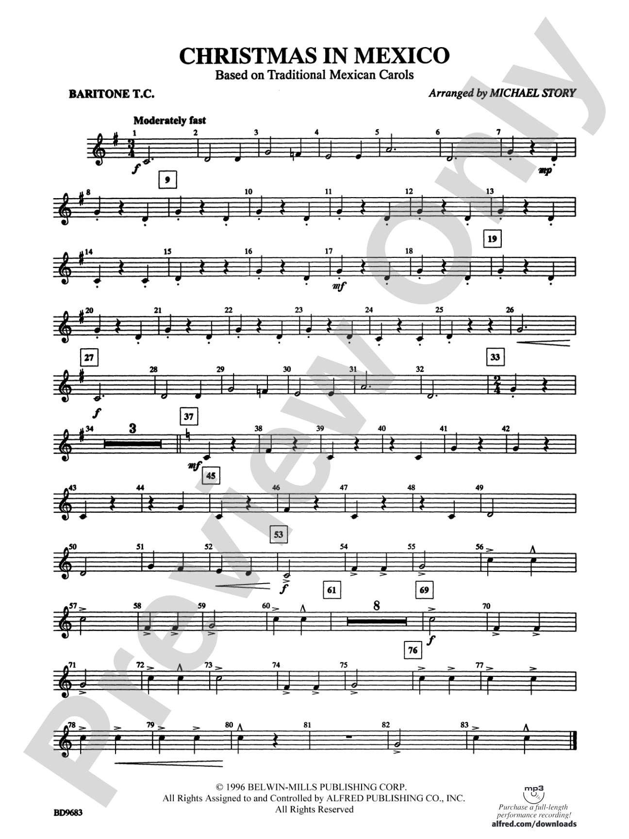 Christmas in Mexico: Baritone T.C.
