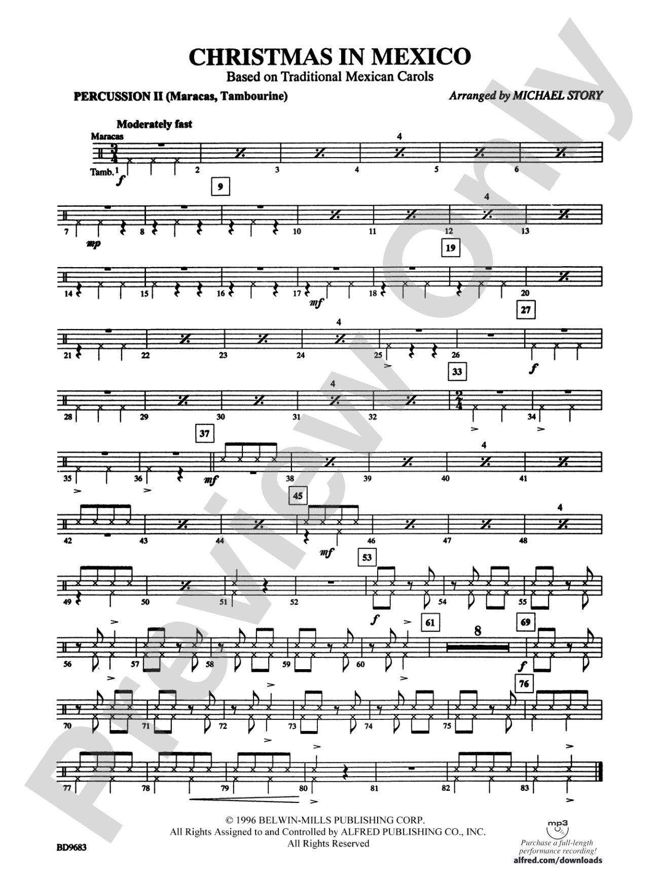Christmas in Mexico: 2nd Percussion