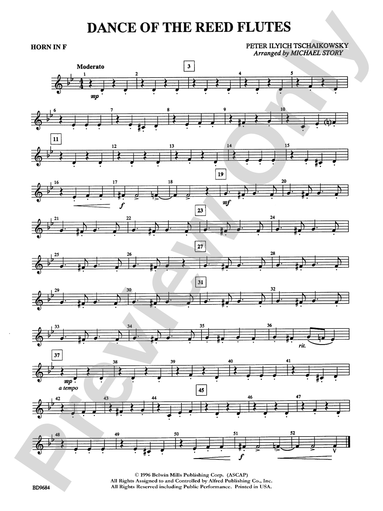 Dance of the Reed Flutes: 1st F Horn