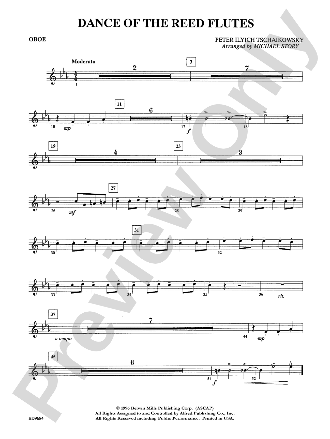 Dance of the Reed Flutes: Oboe