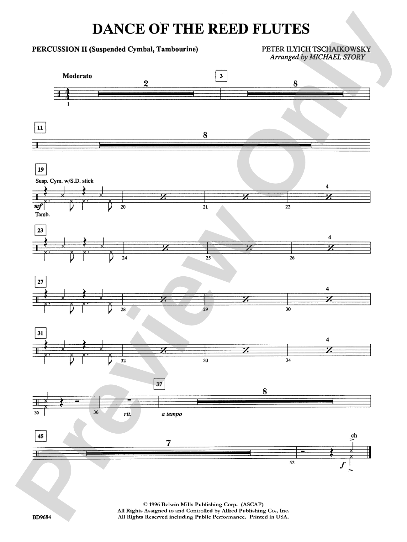 Dance of the Reed Flutes: 2nd Percussion