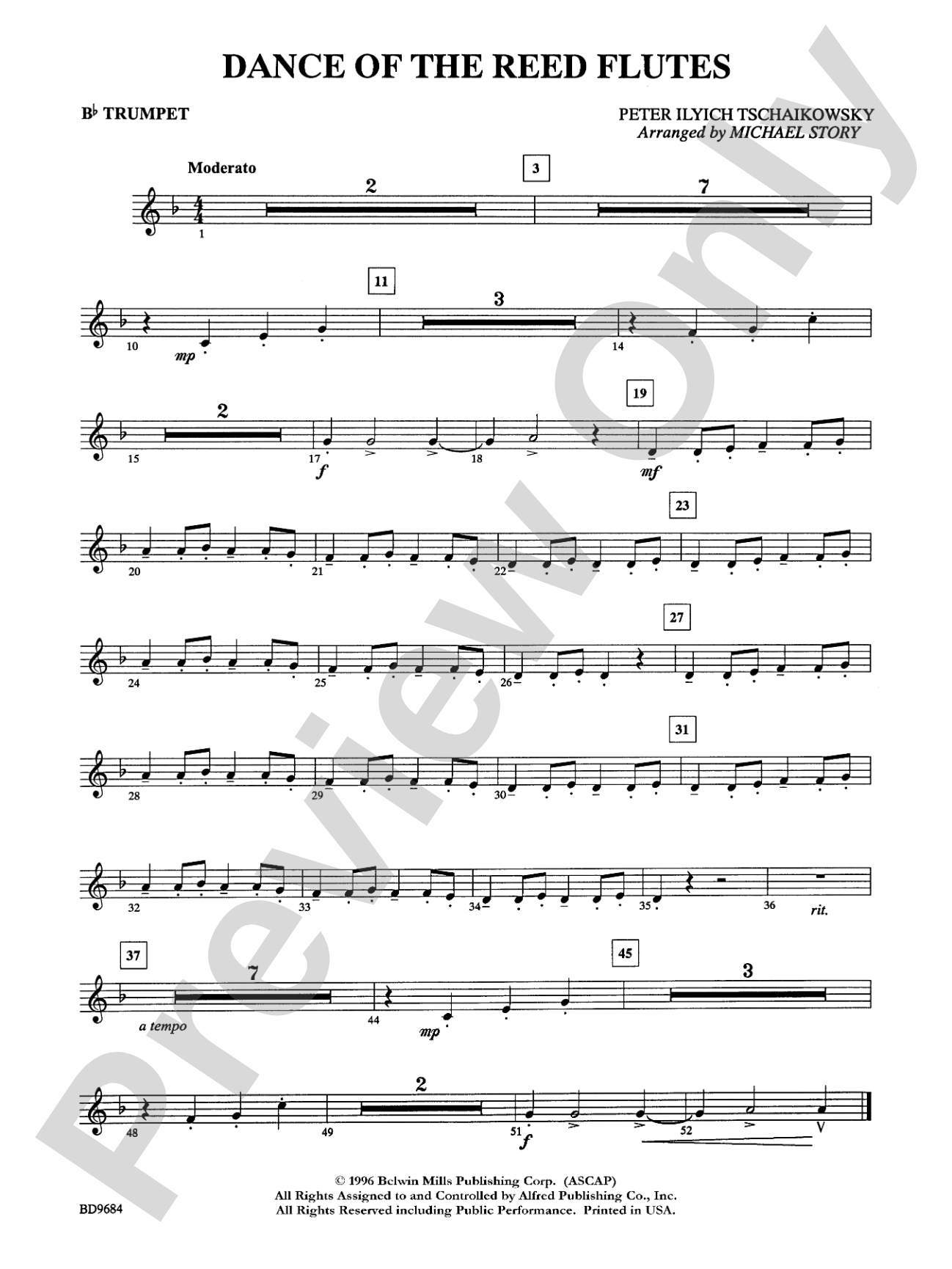 Dance of the Reed Flutes: 1st B-flat Trumpet