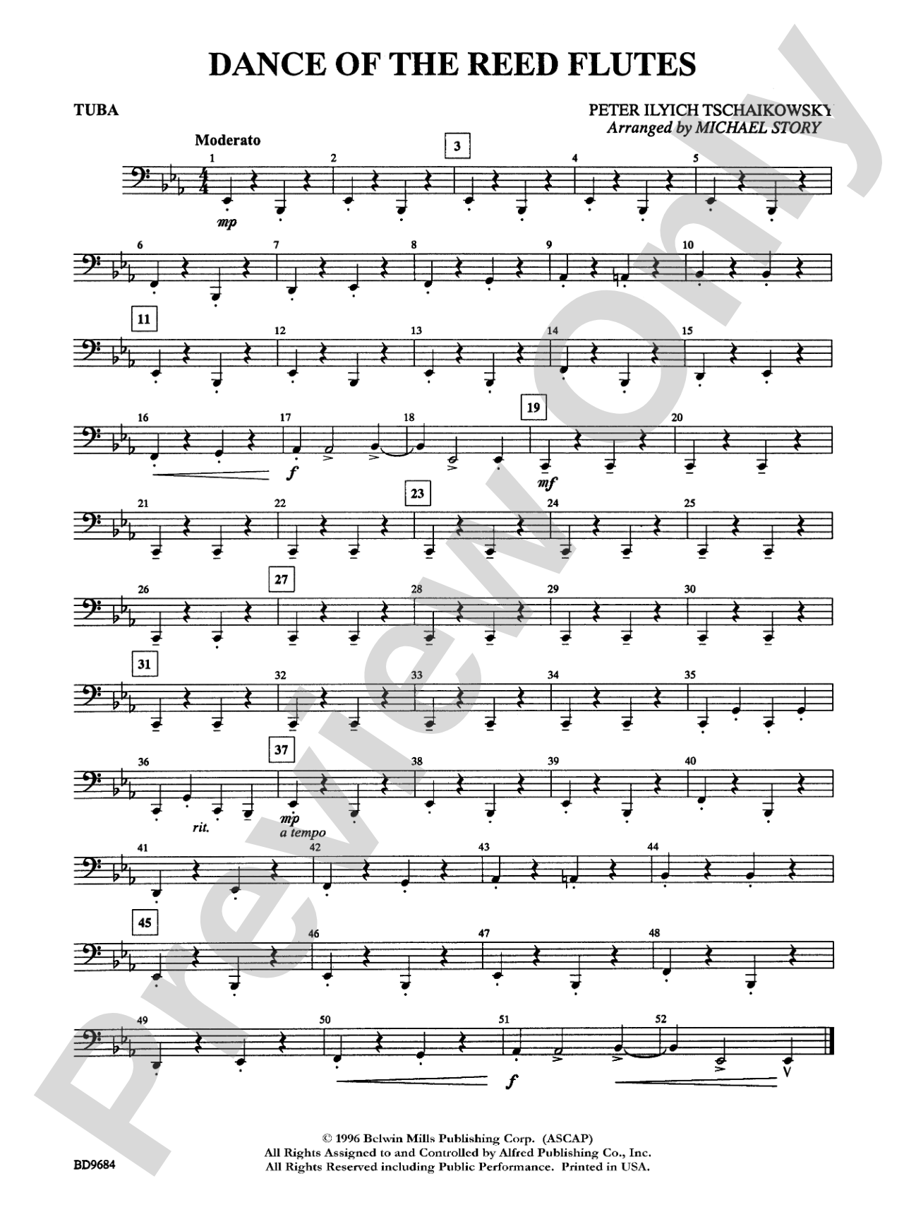 Dance of the Reed Flutes: Tuba