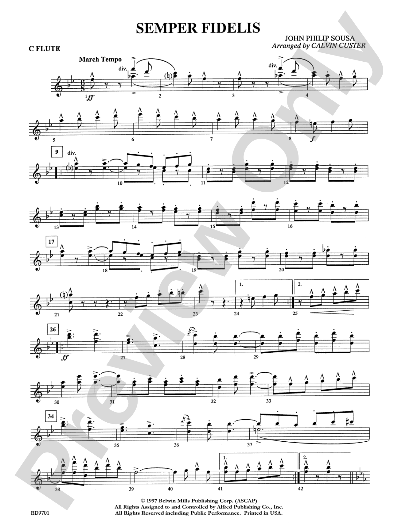 Semper Fidelis: Flute