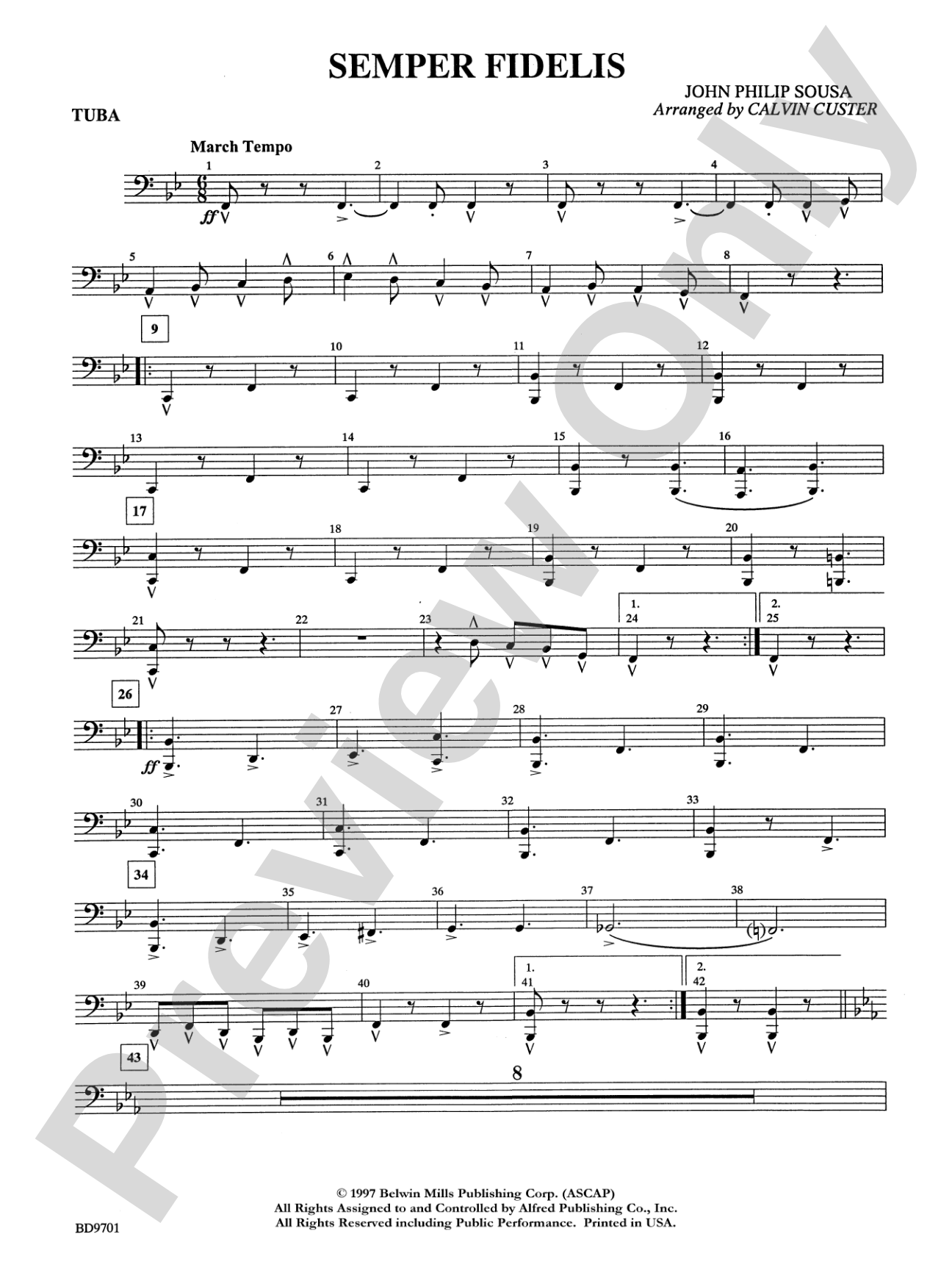Semper Fidelis: Tuba