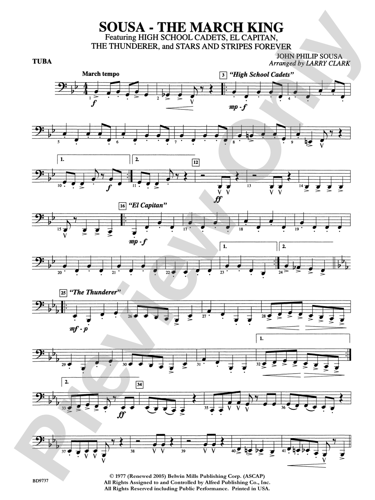 Sousa - The March King: Tuba
