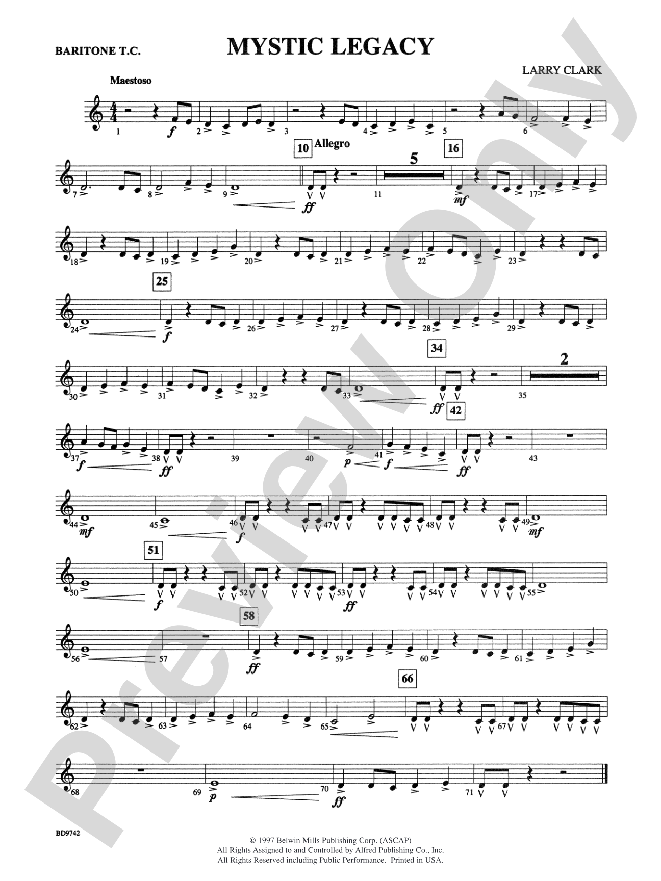 Mystic Legacy: Baritone T.C.