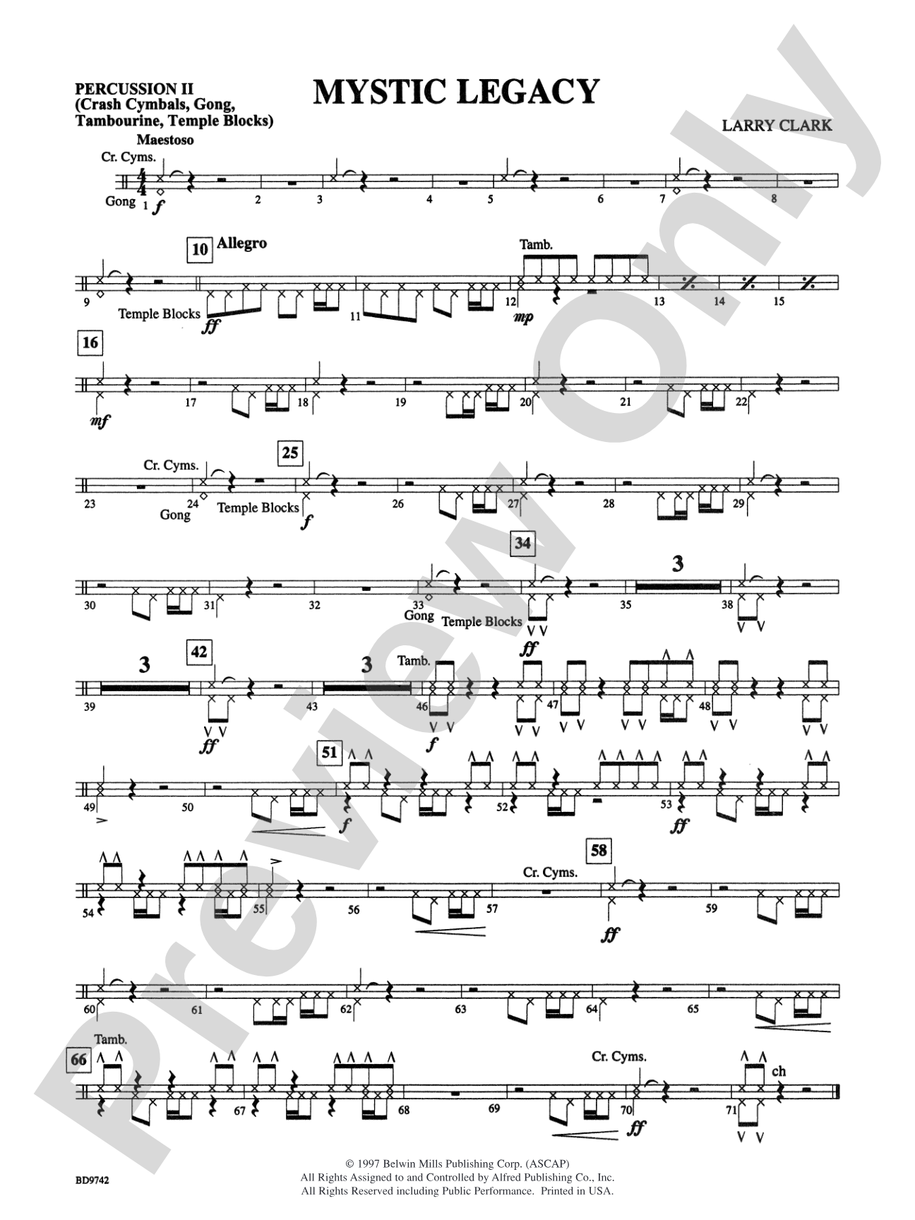 Mystic Legacy: 2nd Percussion
