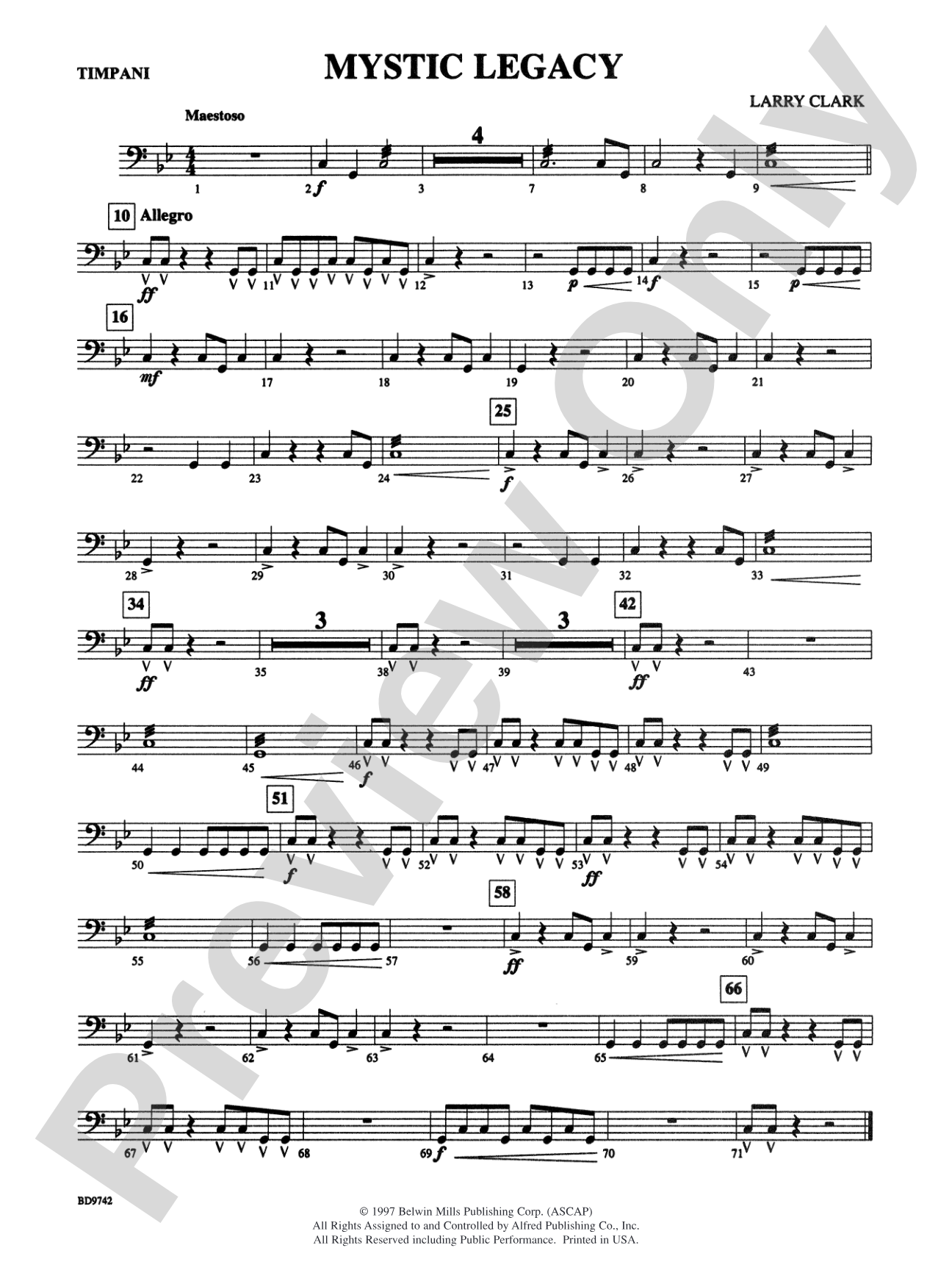 Mystic Legacy: Timpani